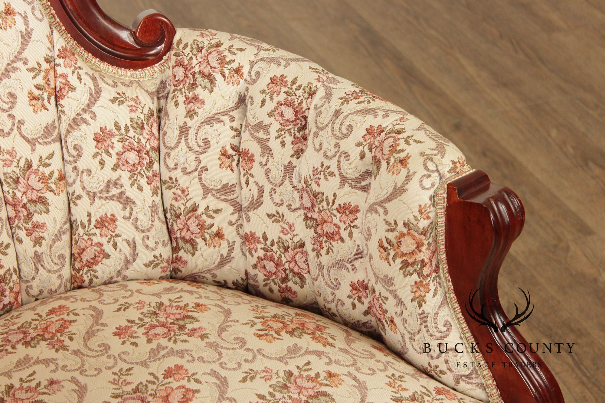 Kimball Furniture Victorian Style Pair of Parlor Armchairs