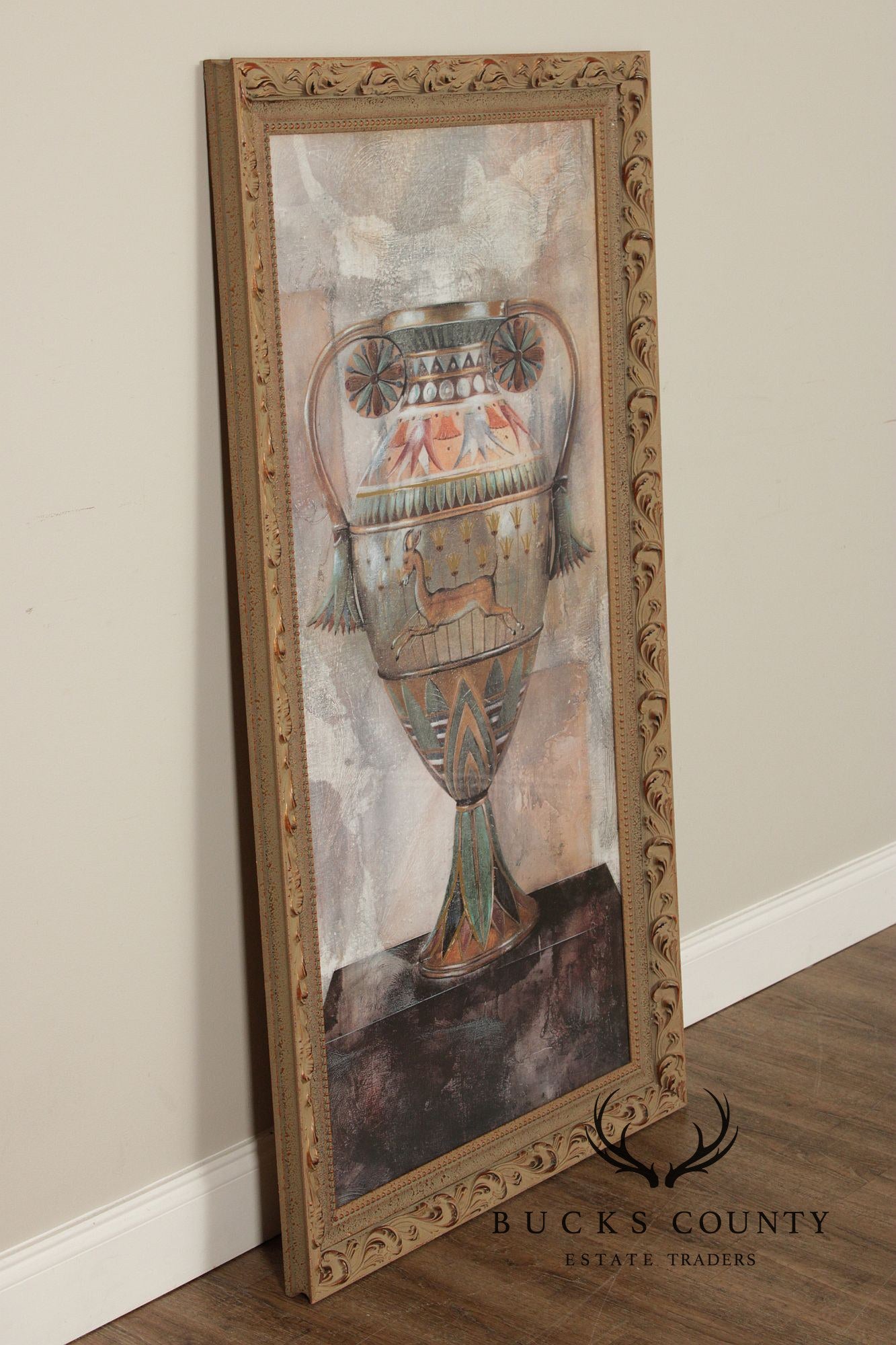Dennis Carney Framed Print, 'Vase of Thebes I'