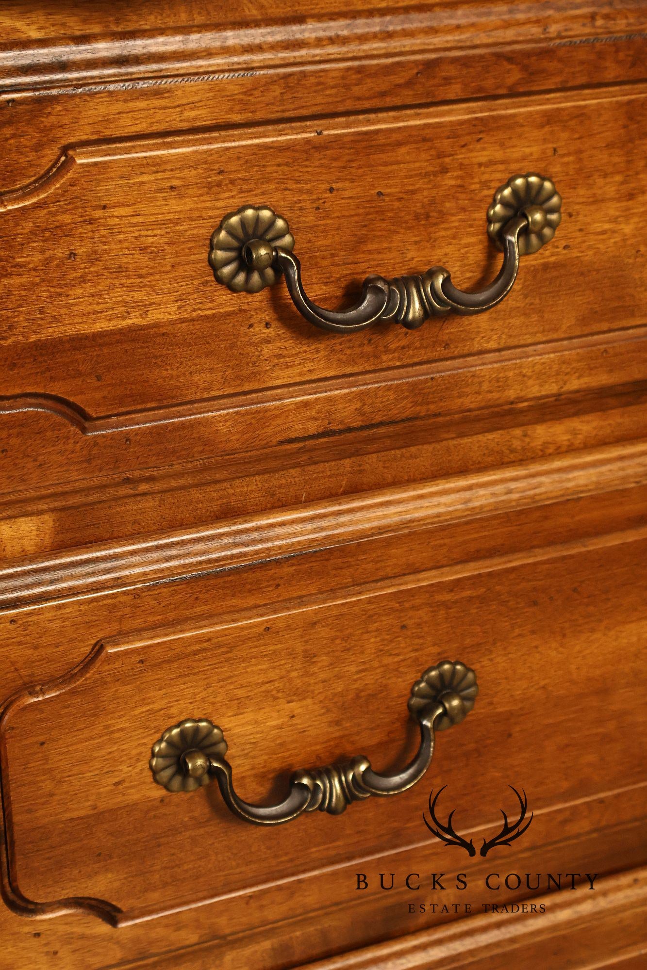 Ethan Allen Country French Maple And Birchwood Six Drawer High Chest