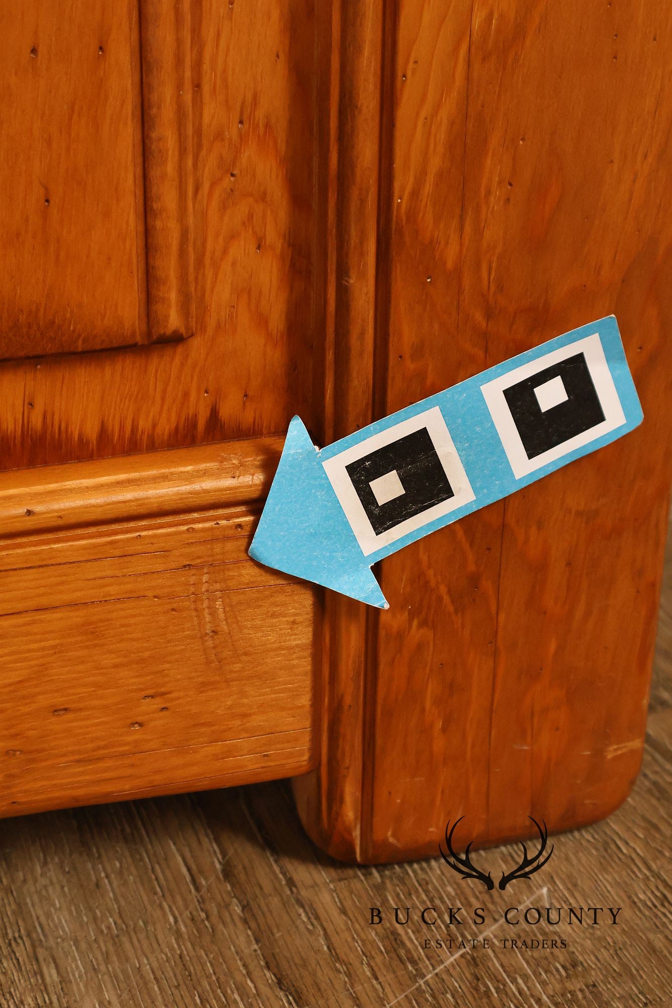 Southwestern Style Two Door Storage Or Pantry Cupboard