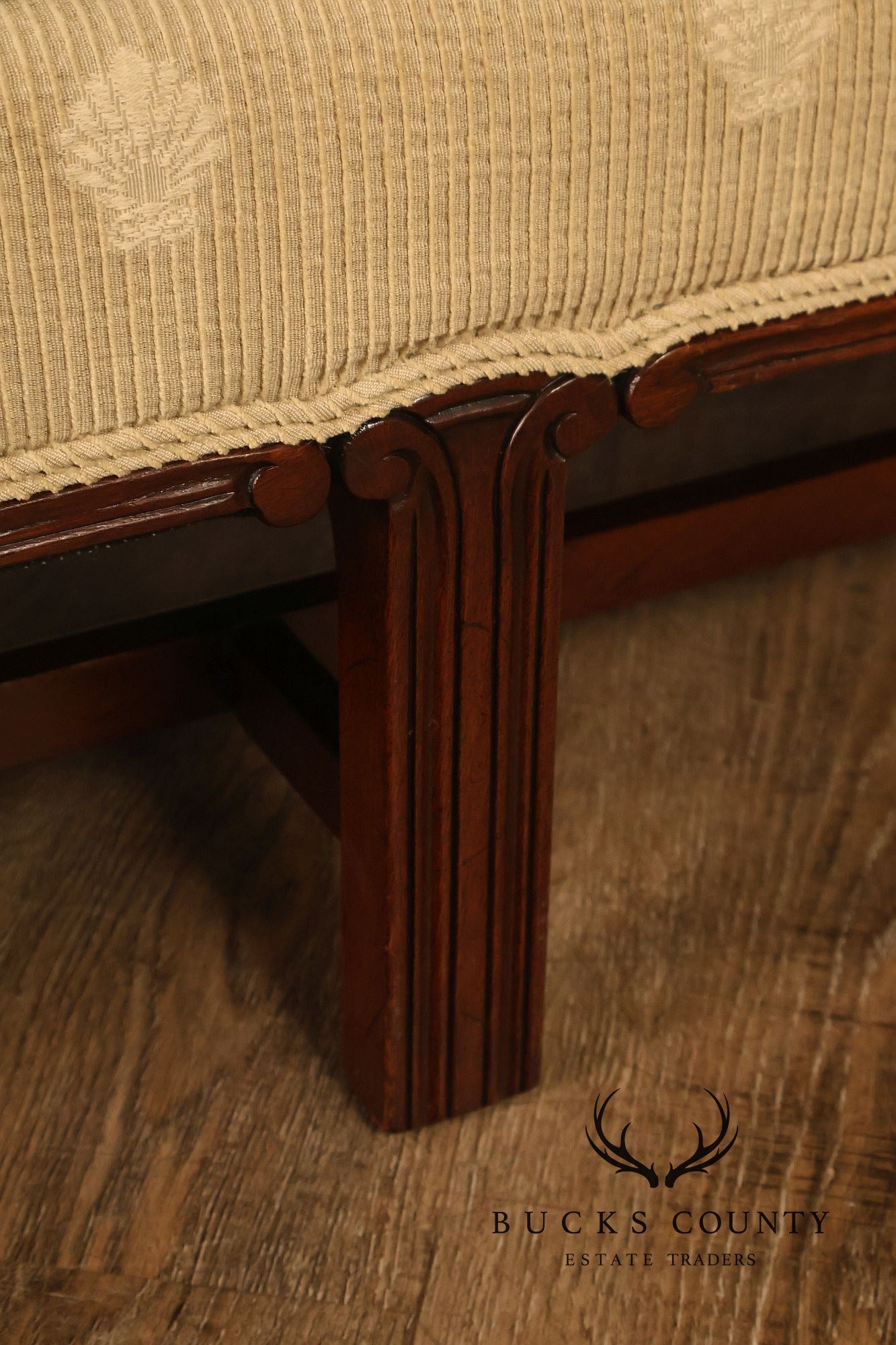 Chippendale Style Mahogany Frame Sofa