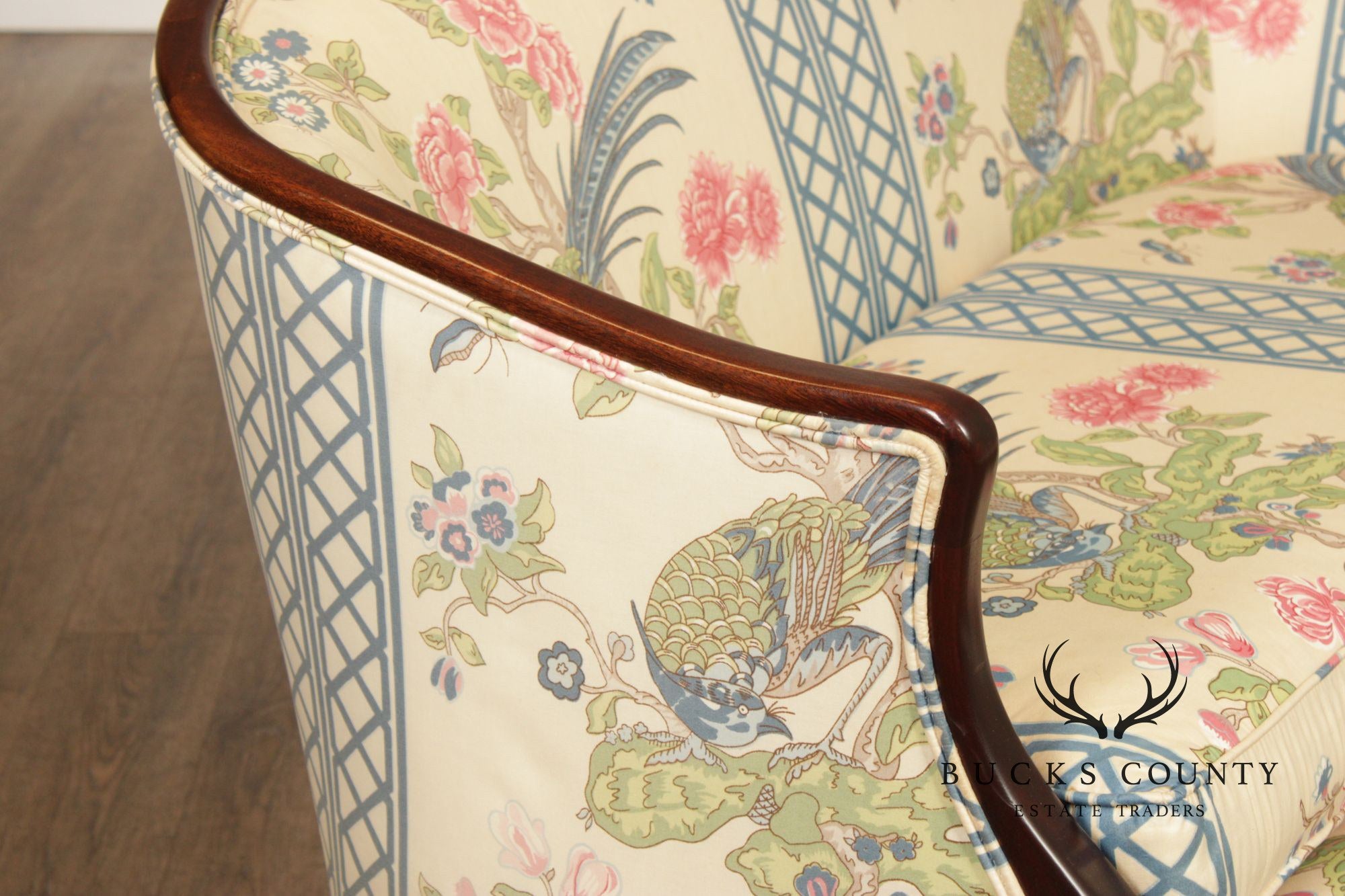 Hickory Chair Federal Style Mahogany Loveseat