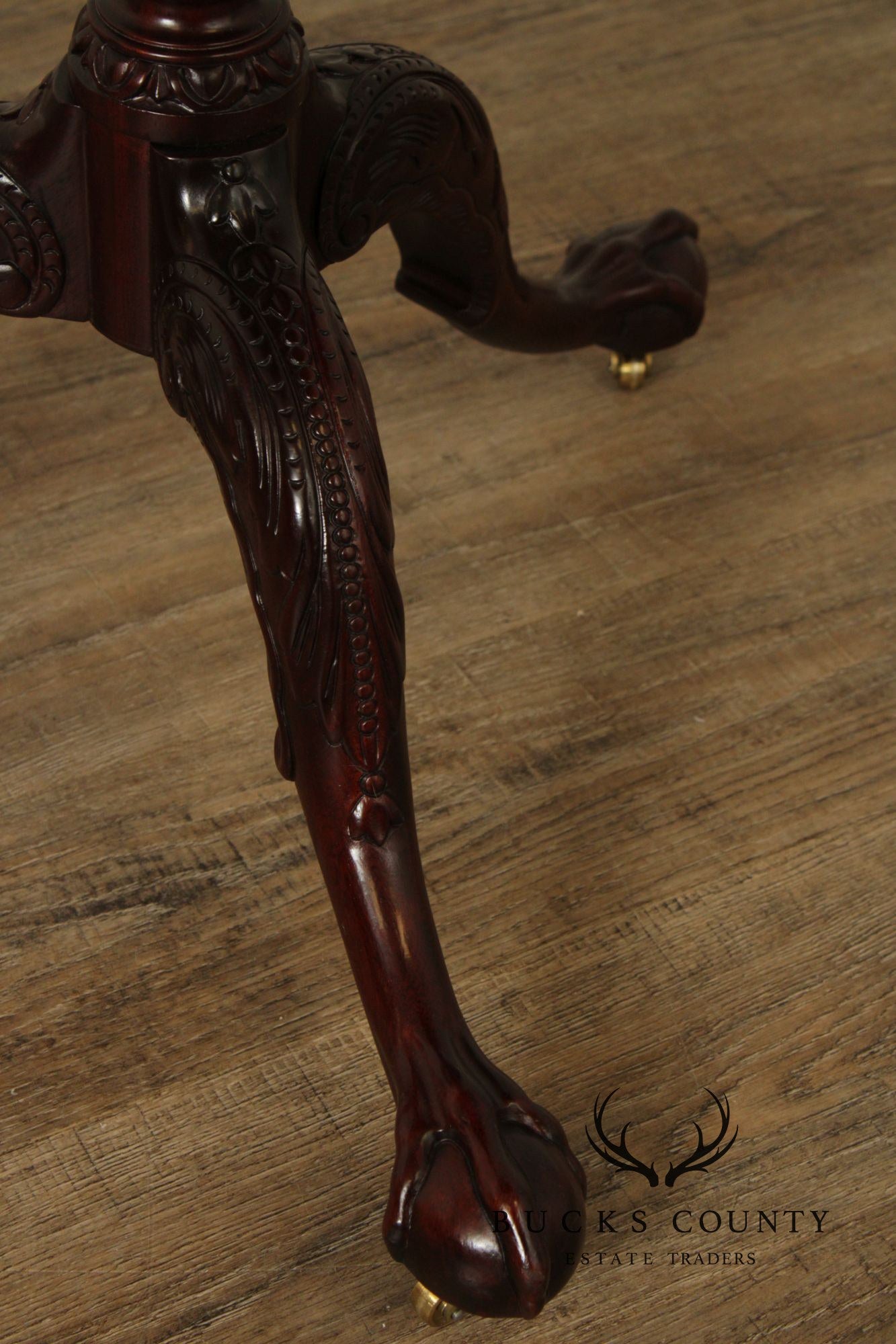 Baker Furniture Georgian Style Tilt Top Mahogany Tea Table