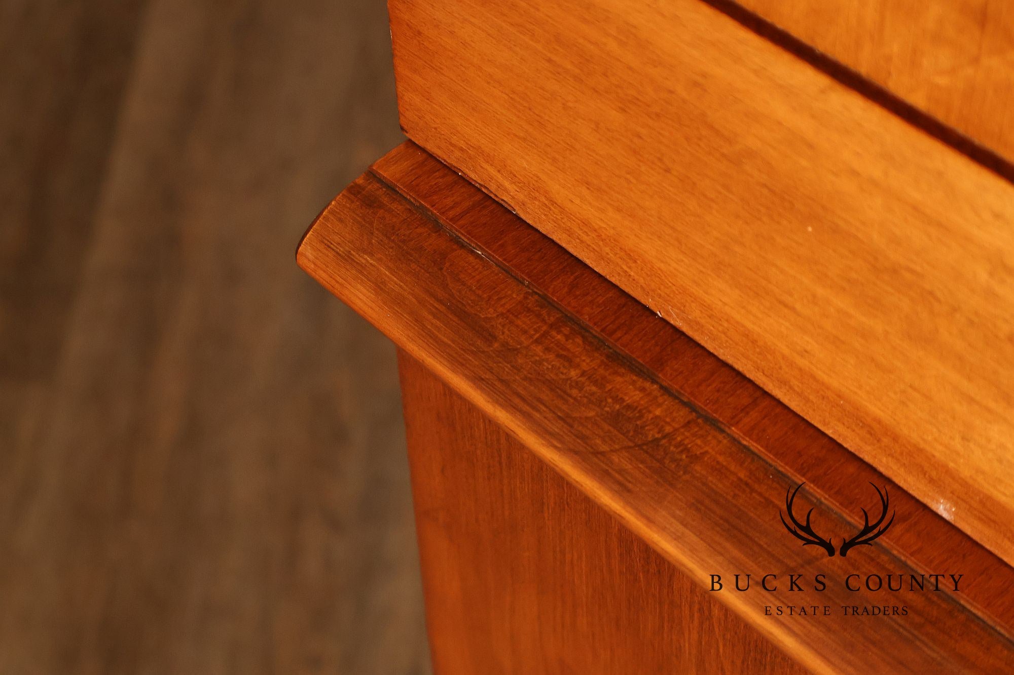 Hitchcock Two Piece Maple Step Back Hutch