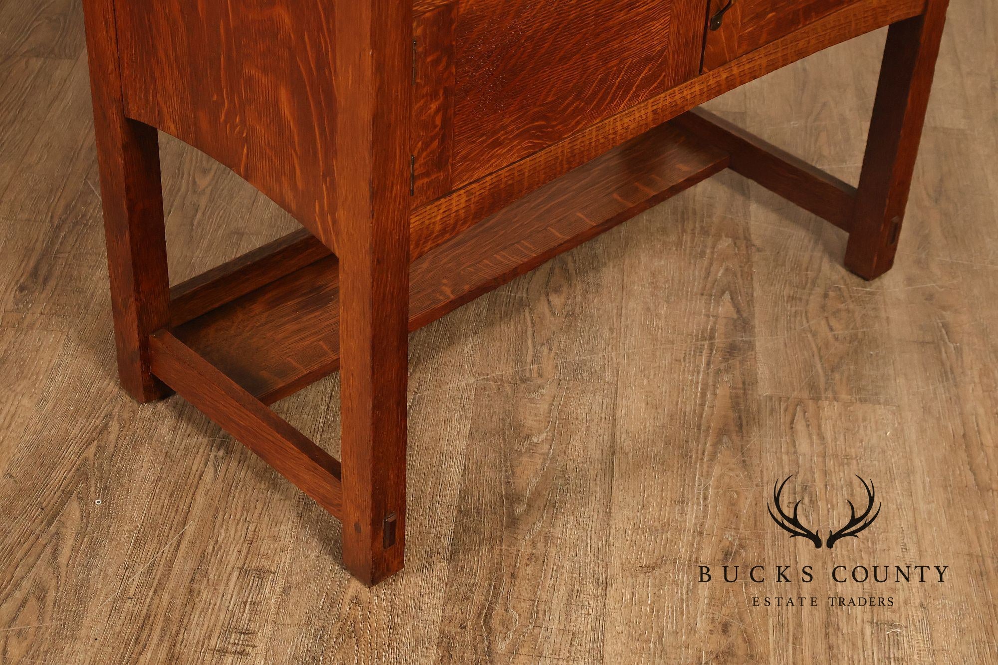 Limbert Arts And Crafts Antique Oak Slant Drop Front Writing Desk