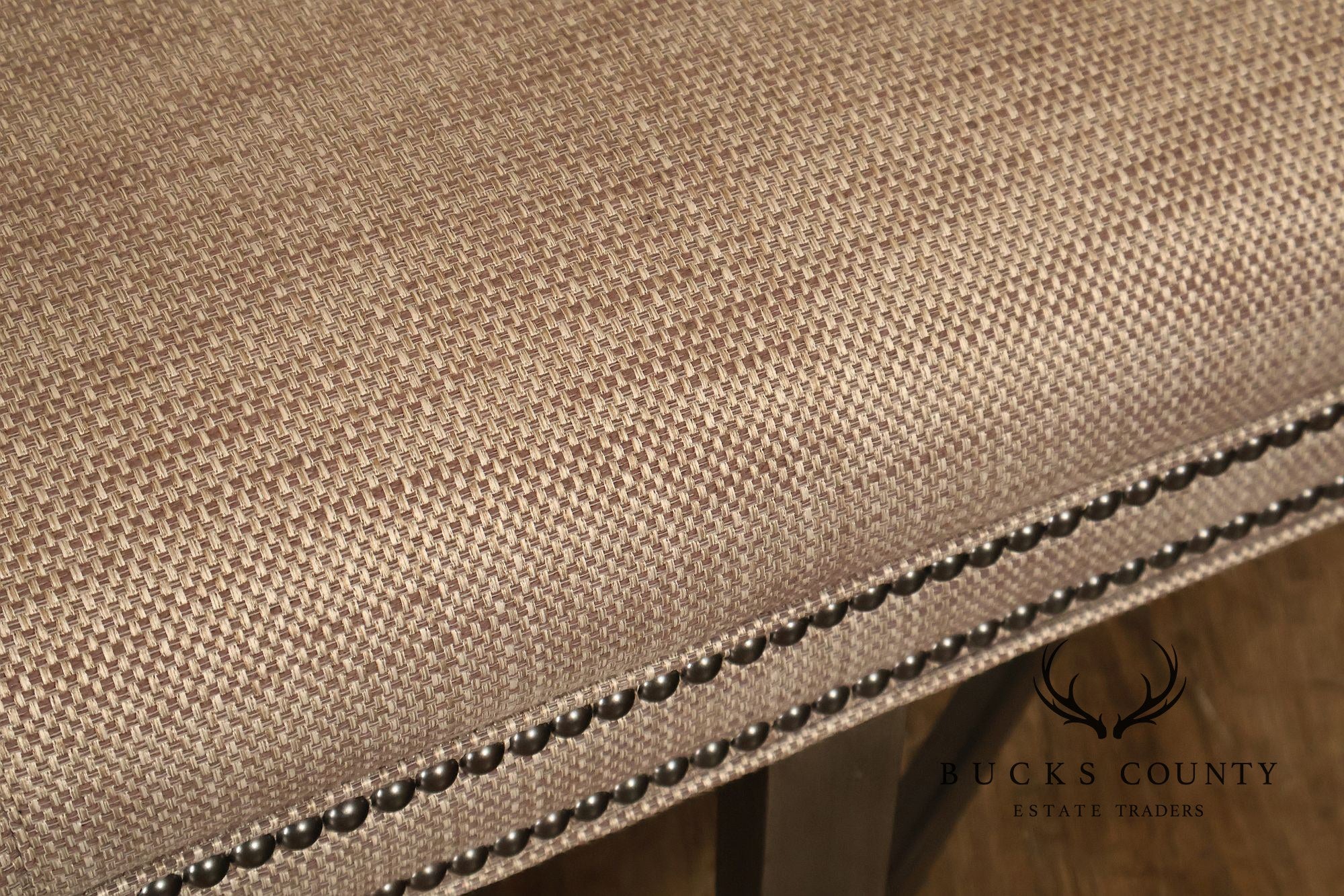 Ethan Allen Lyle Contemporary Upholstered Bench