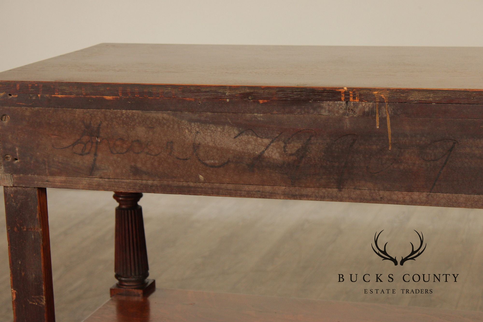 Antique Carved Oak Server Cabinet In The Manner Of R. J. Horner
