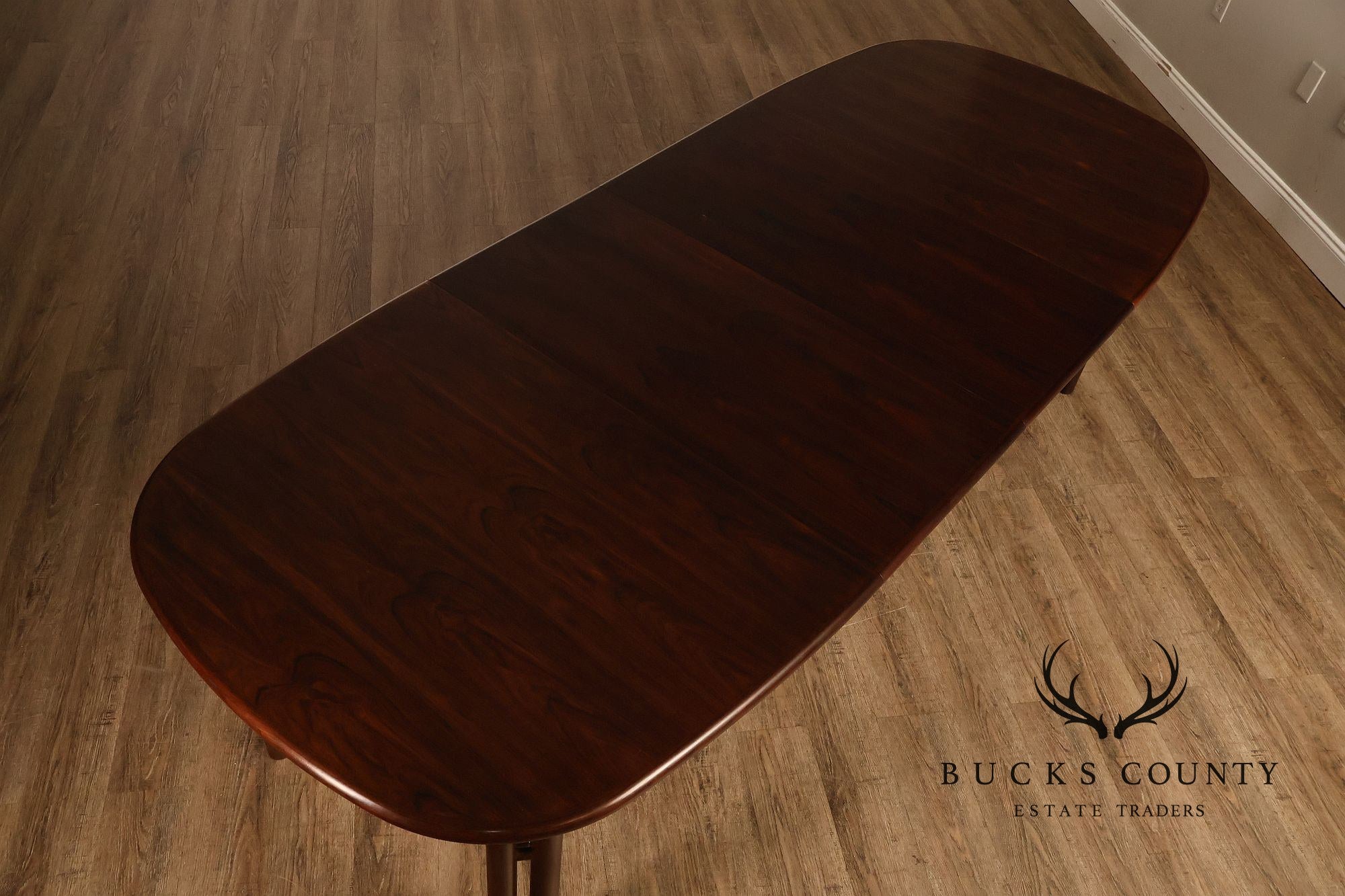Danish Modern Rosewood Extension Dining Table With Two Leaves By Boltinge