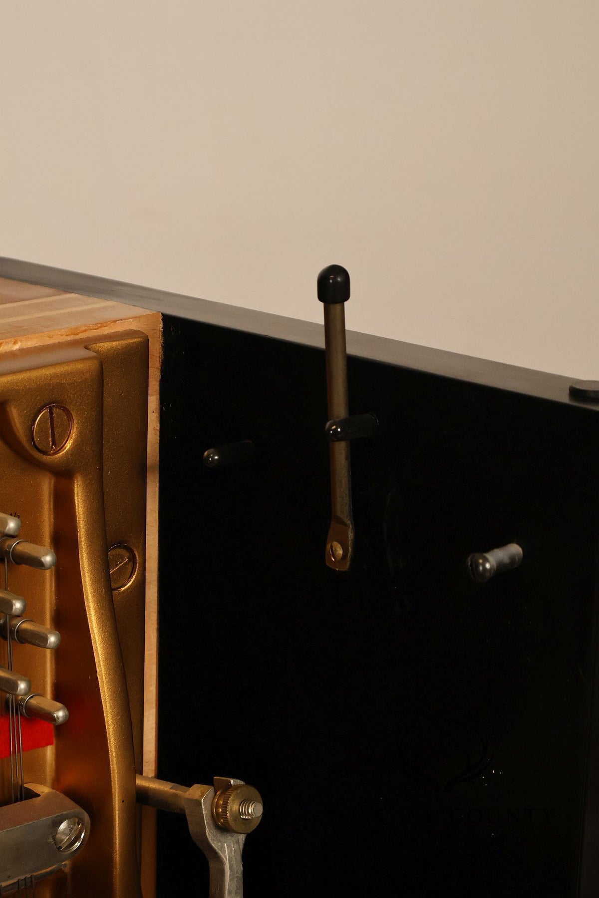 Steinway & Sons Model 1098 Ebonized Upright Piano With Bench