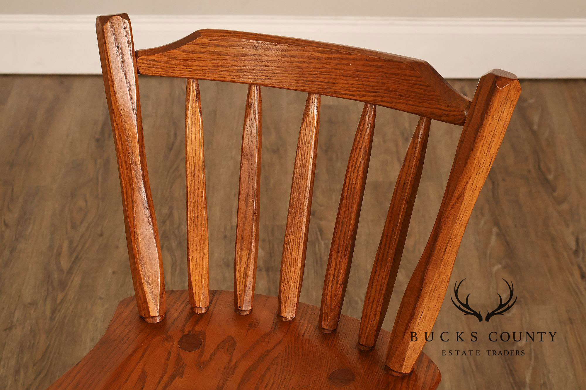 Hunt Country Furniture Solid Oak Occasional Height Stool