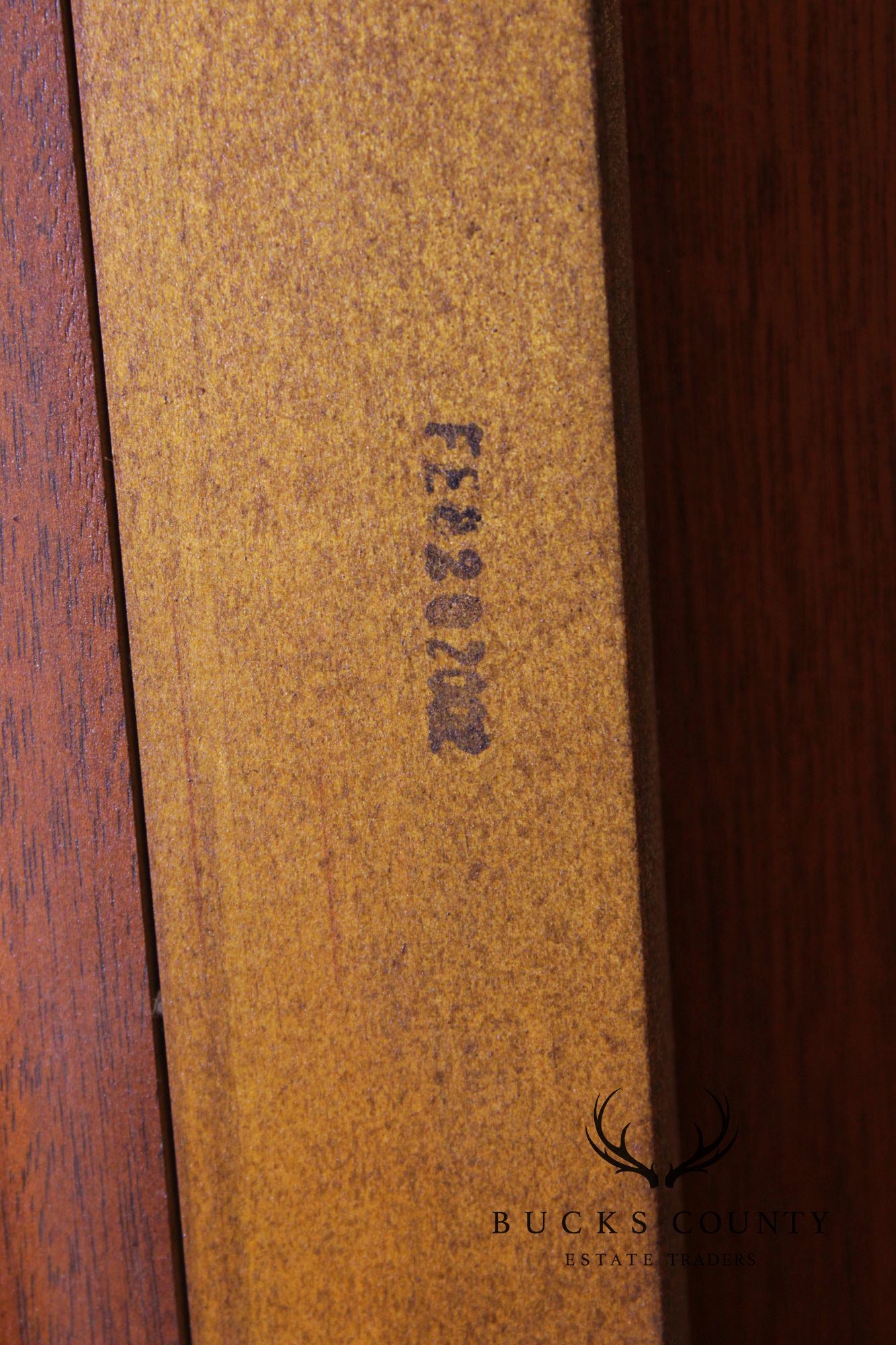 Kindel Federal Style Inlaid Mahogany Drop Leaf Pembroke Side Table