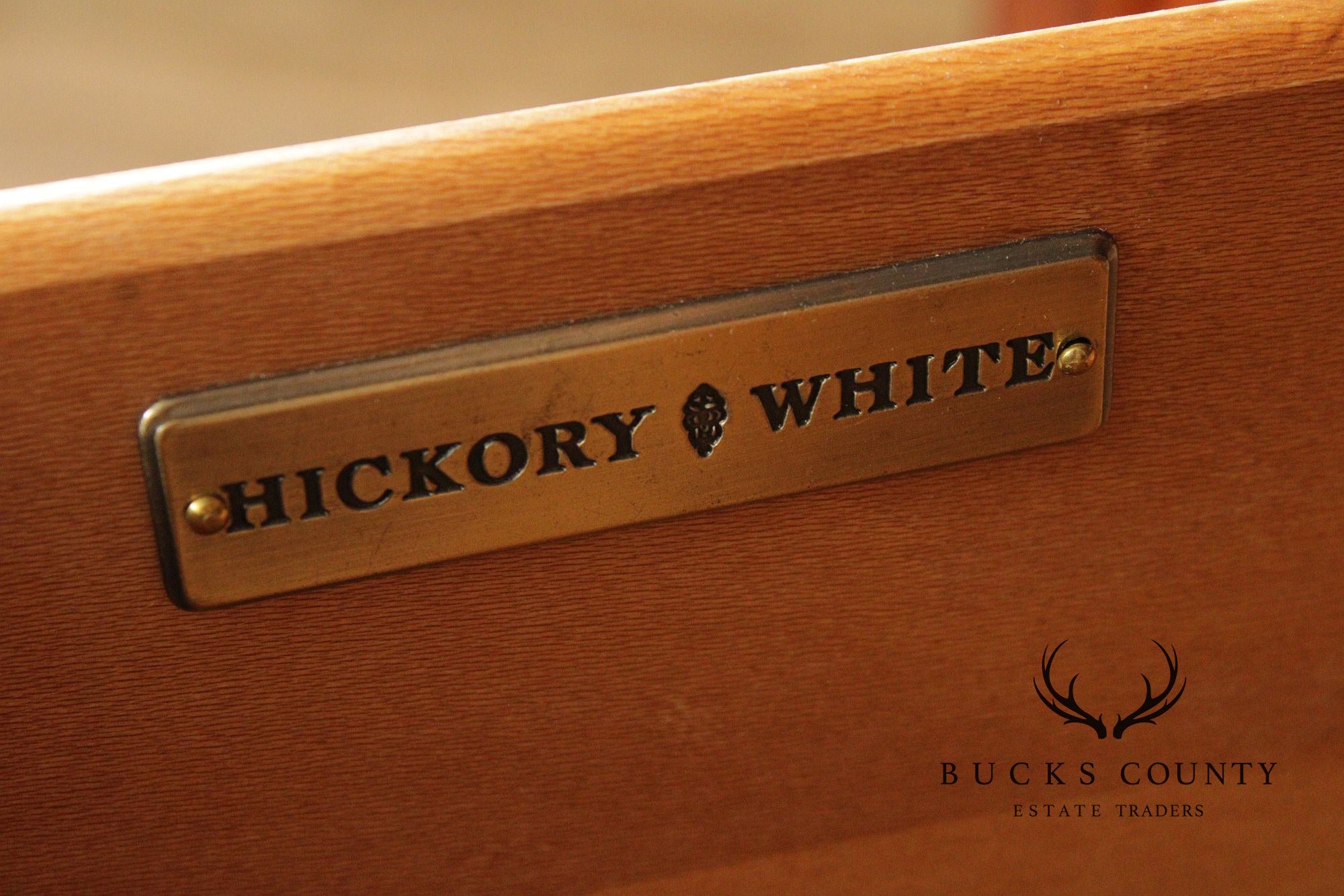 Hickory White Four Door China Cabinet