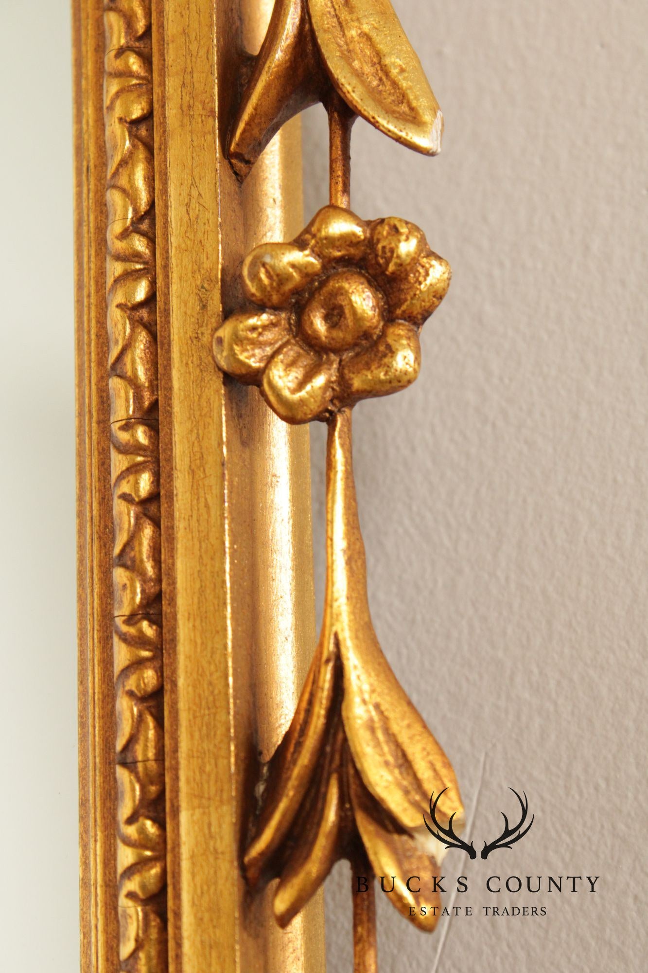 Adam Style Giltwood Wall Mirror