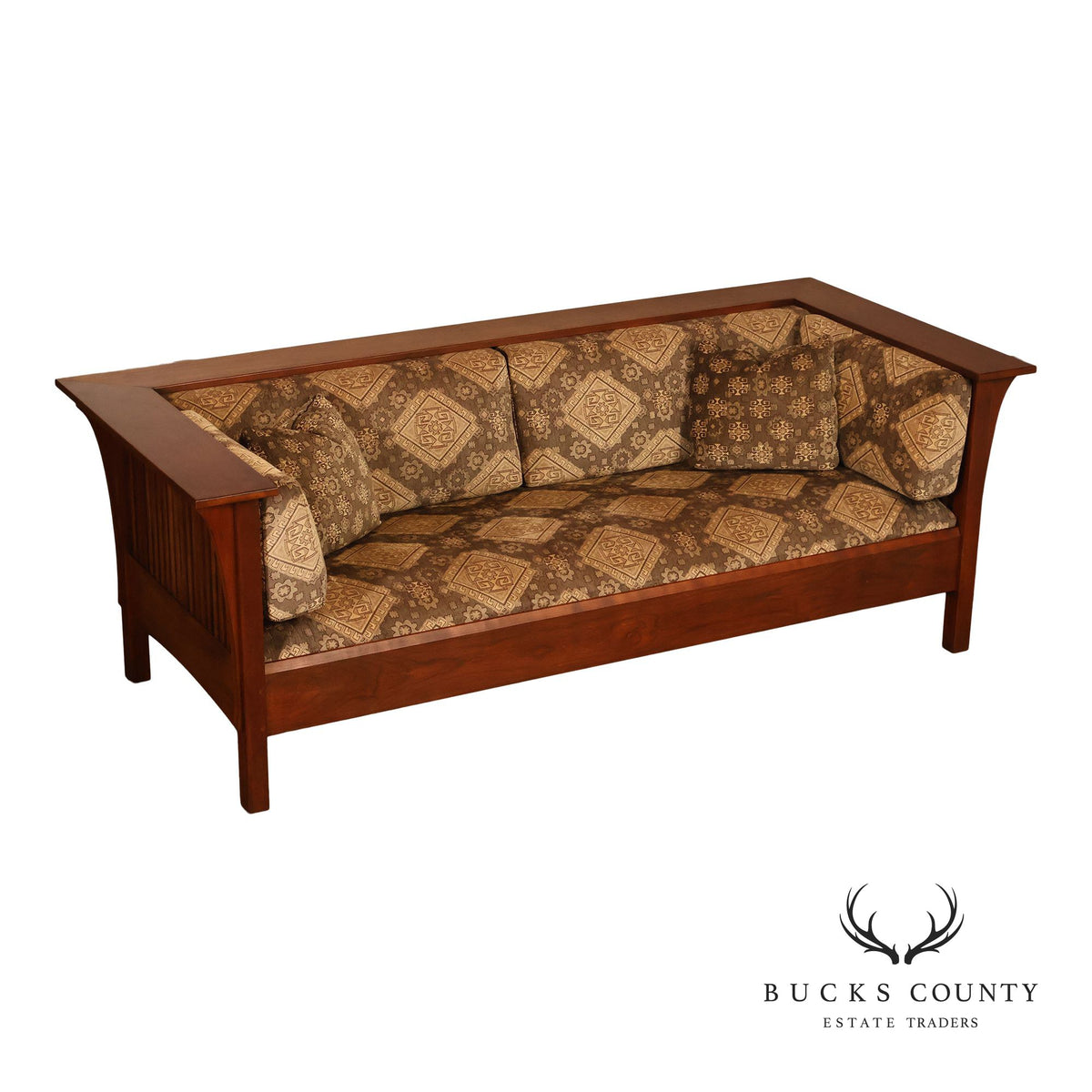 Stickley Mission Collection Cherry Prairie Settle