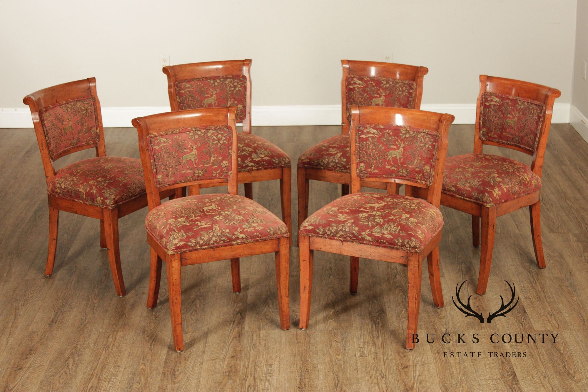 Guy Chaddock Set of Six 'Dudley' Dining Chairs