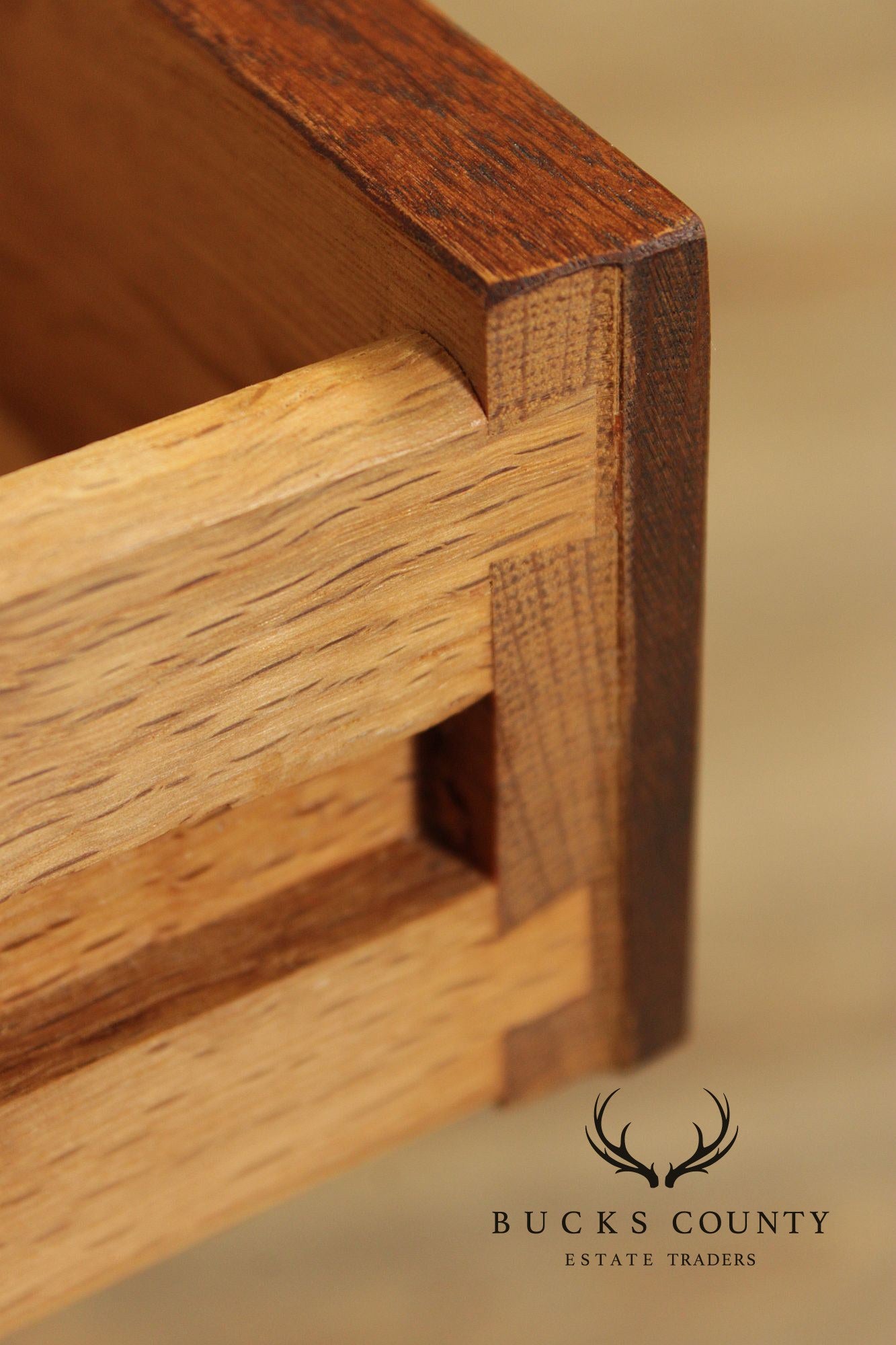 Stickley Mission Collection Oak Pair Of Cabinet Nightstands