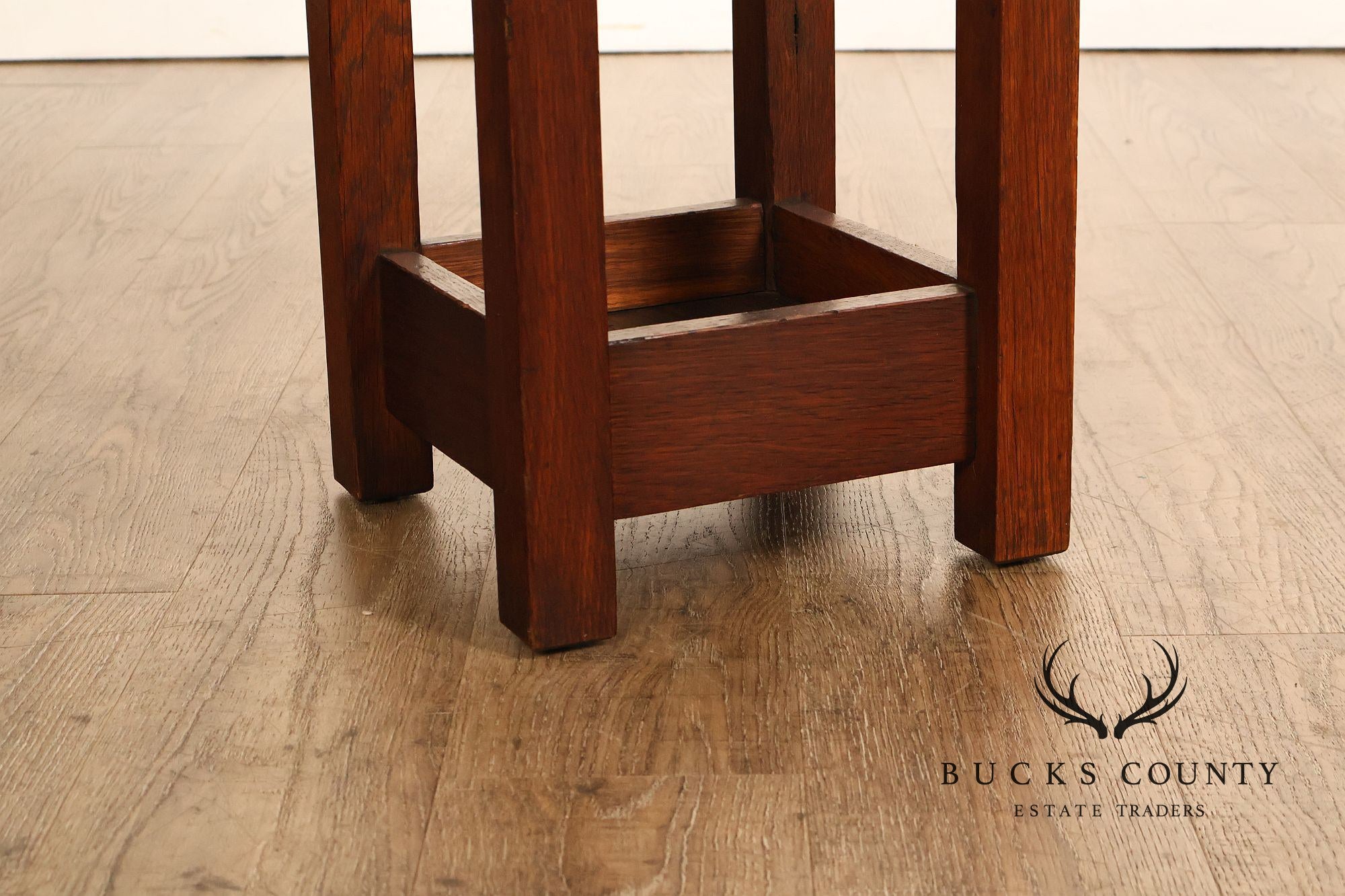 Gustav Stickley Arts And Crafts Oak Umbrella Stand model #54