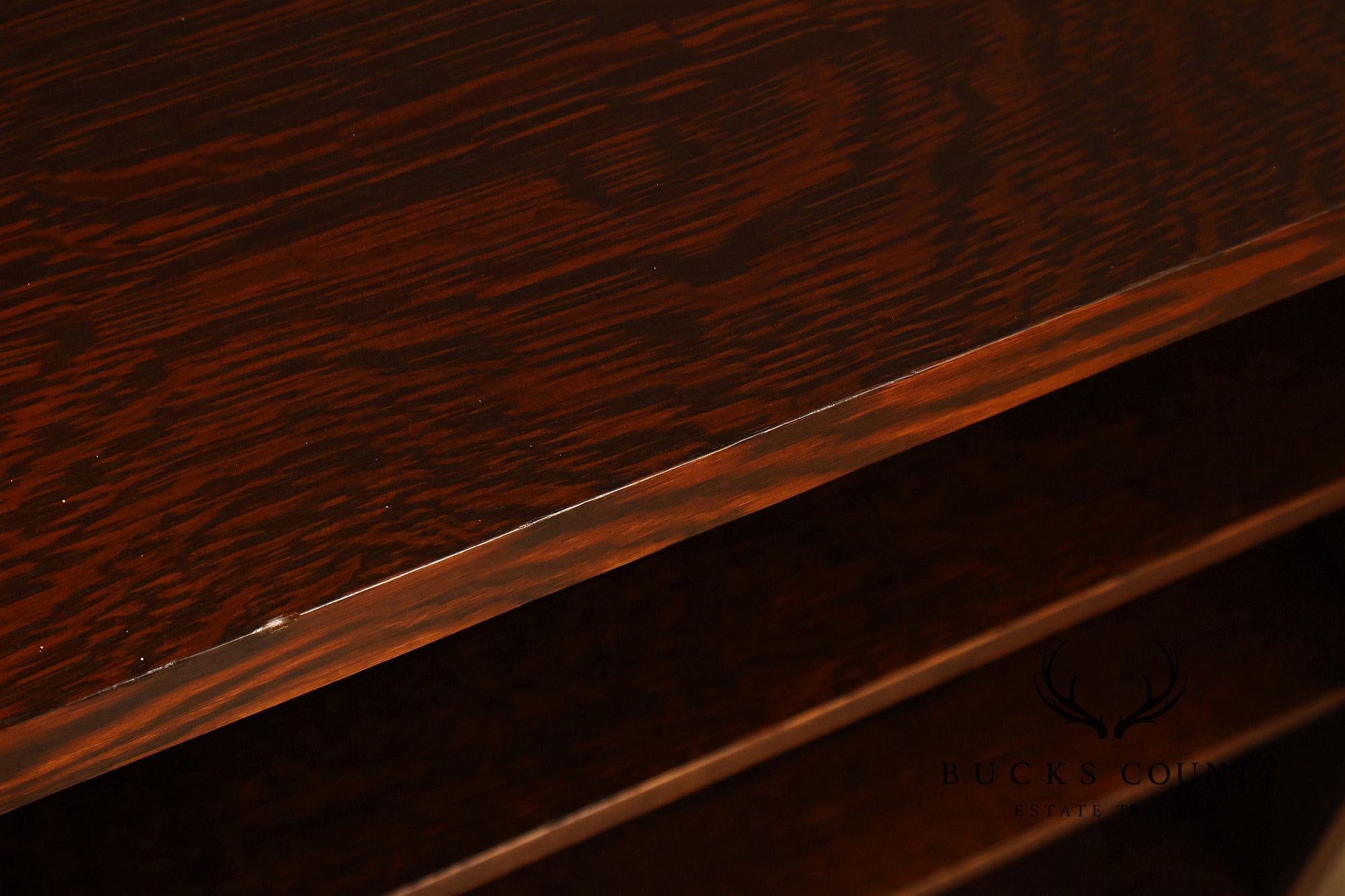Stickley Mission Collection Oak Open Bookcase Shelf Cabinet