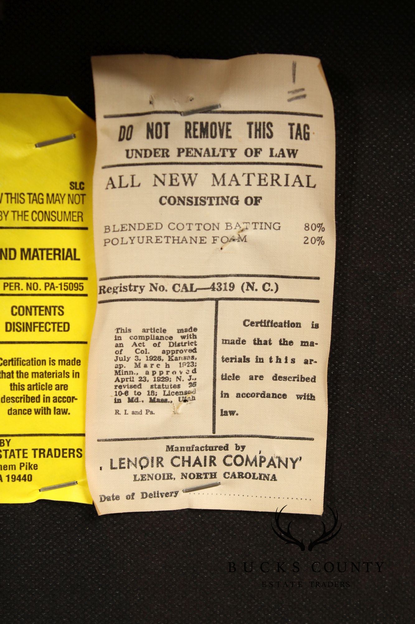 Broyhill Brasilia Mid Century Modern Set of Five Walnut Dining Chairs