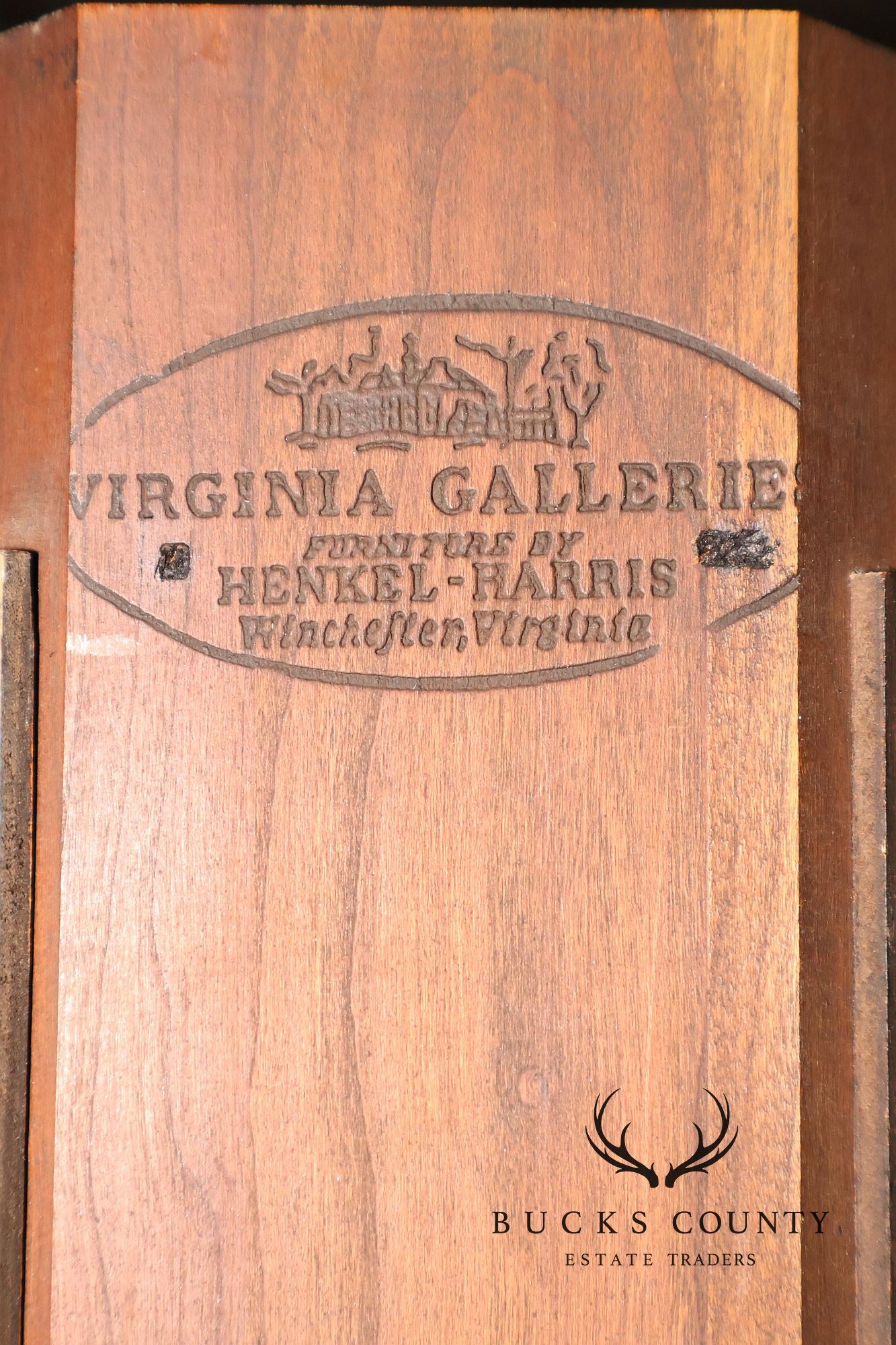 Henkel Harris Cherry Nine Pane Chippendale Style Corner Cabinet