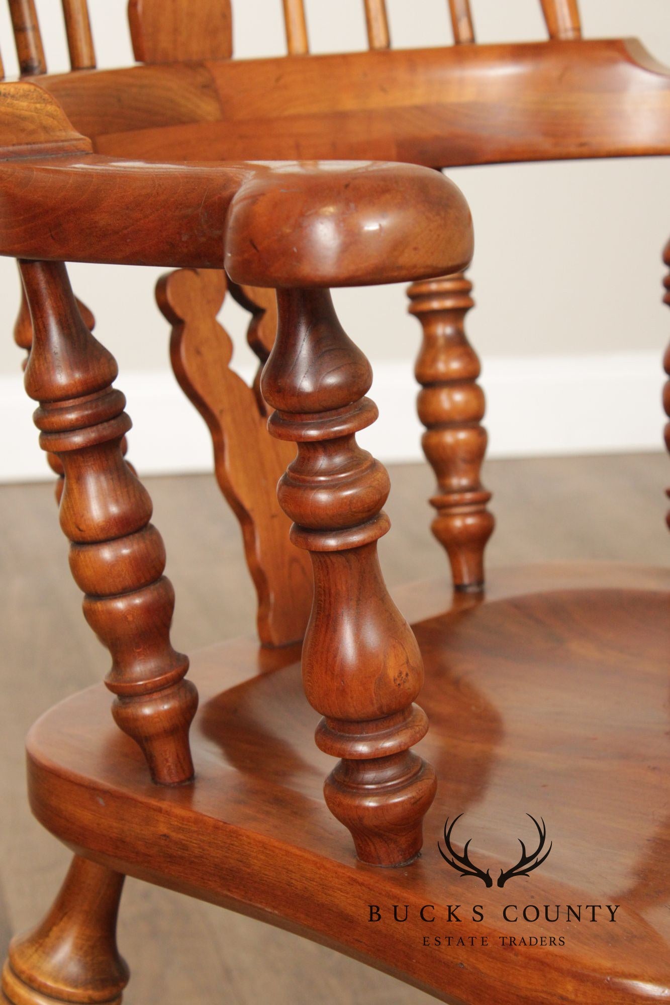Stickley Cherry Valley Pair of Windsor Armchairs