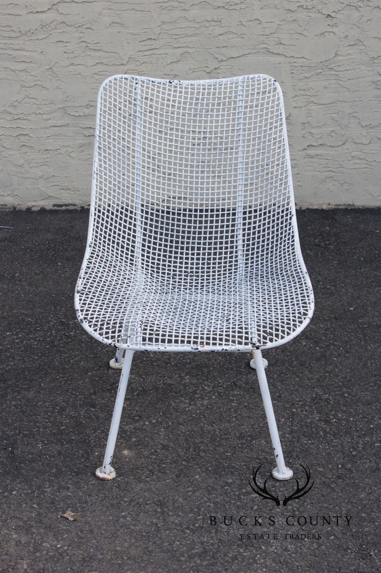 Russell Woodard Mid Century Modern Set of Four 'Sculptura' Dining Dining Chairs