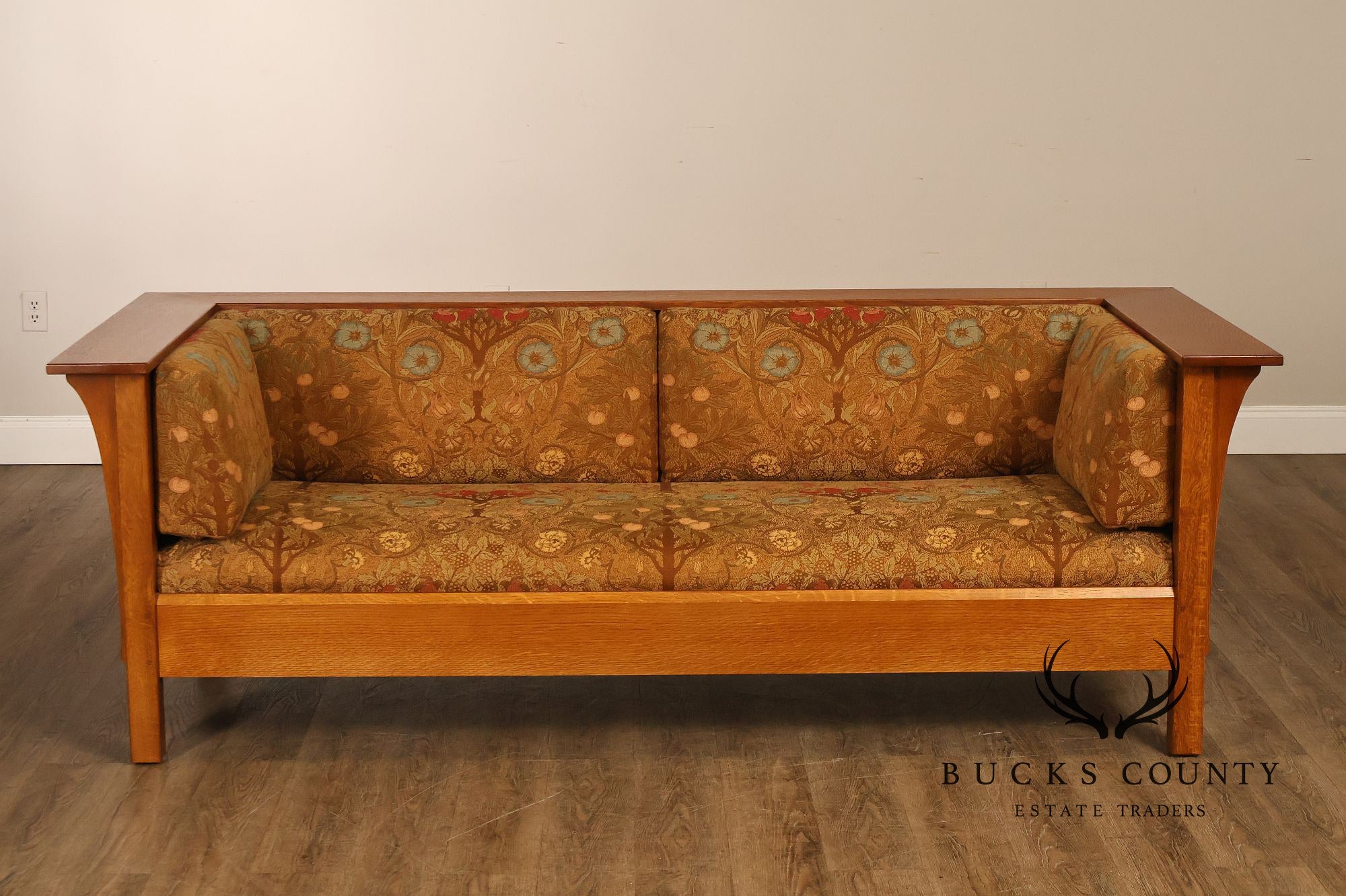 Stickley Mission Collection Oak Prairie Settle