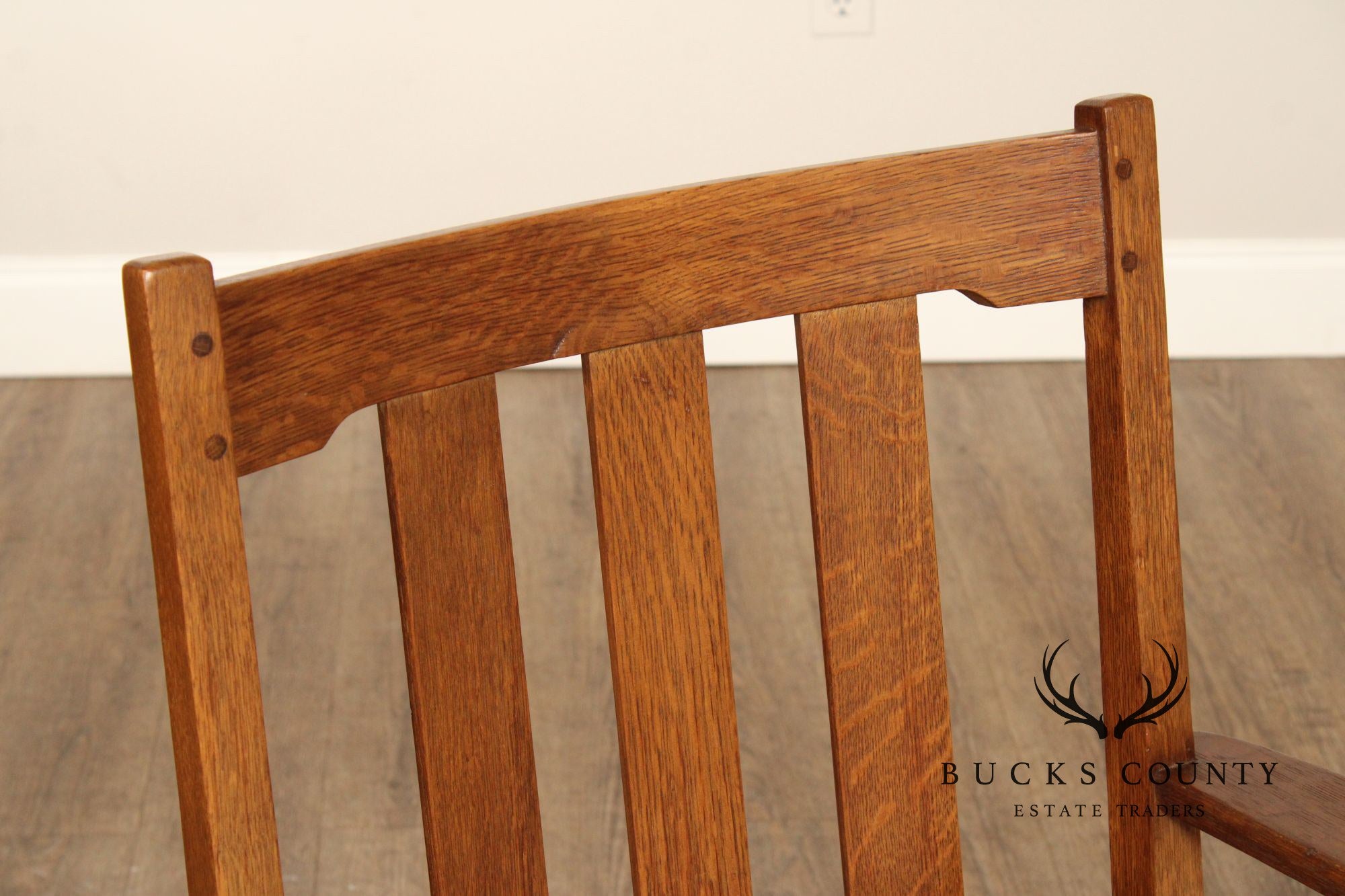 Limbert Antique Mission Oak Armchair