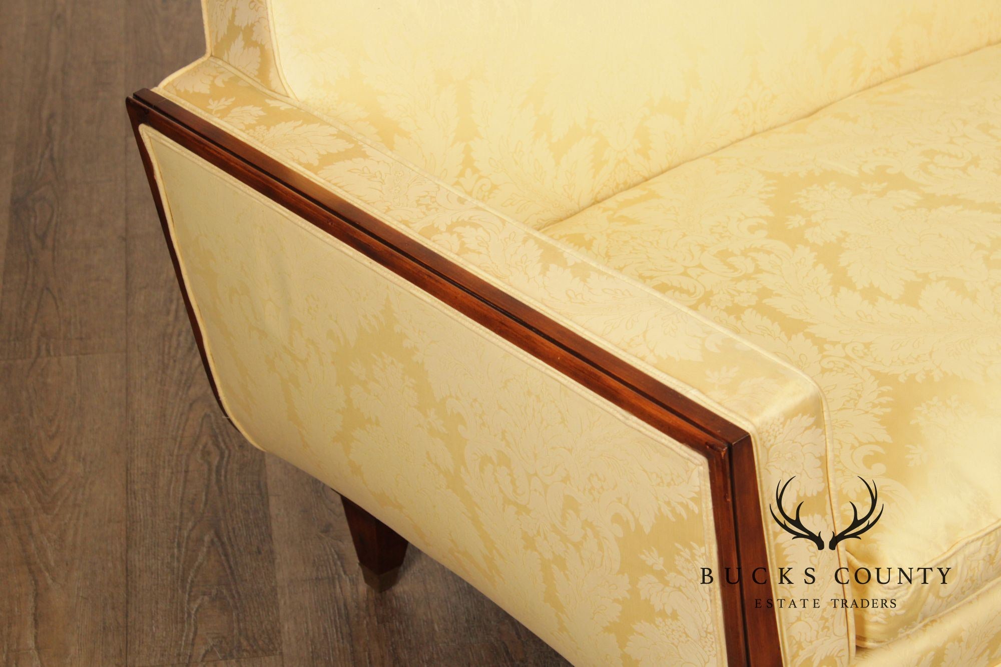 1940's Classical Style Mahogany Frame Sofa