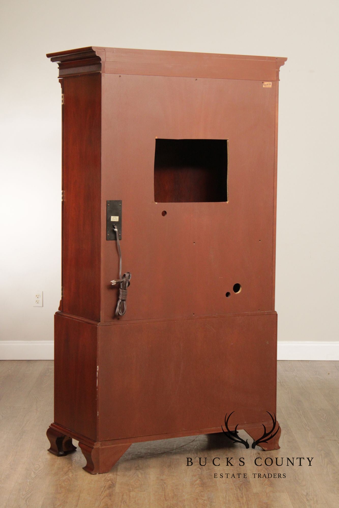 Baker Georgian Style Mahogany Armoire