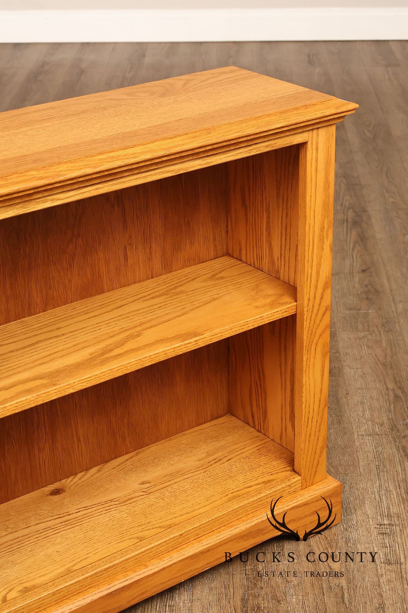 Hunt Country Furniture Oak Low Bookcase