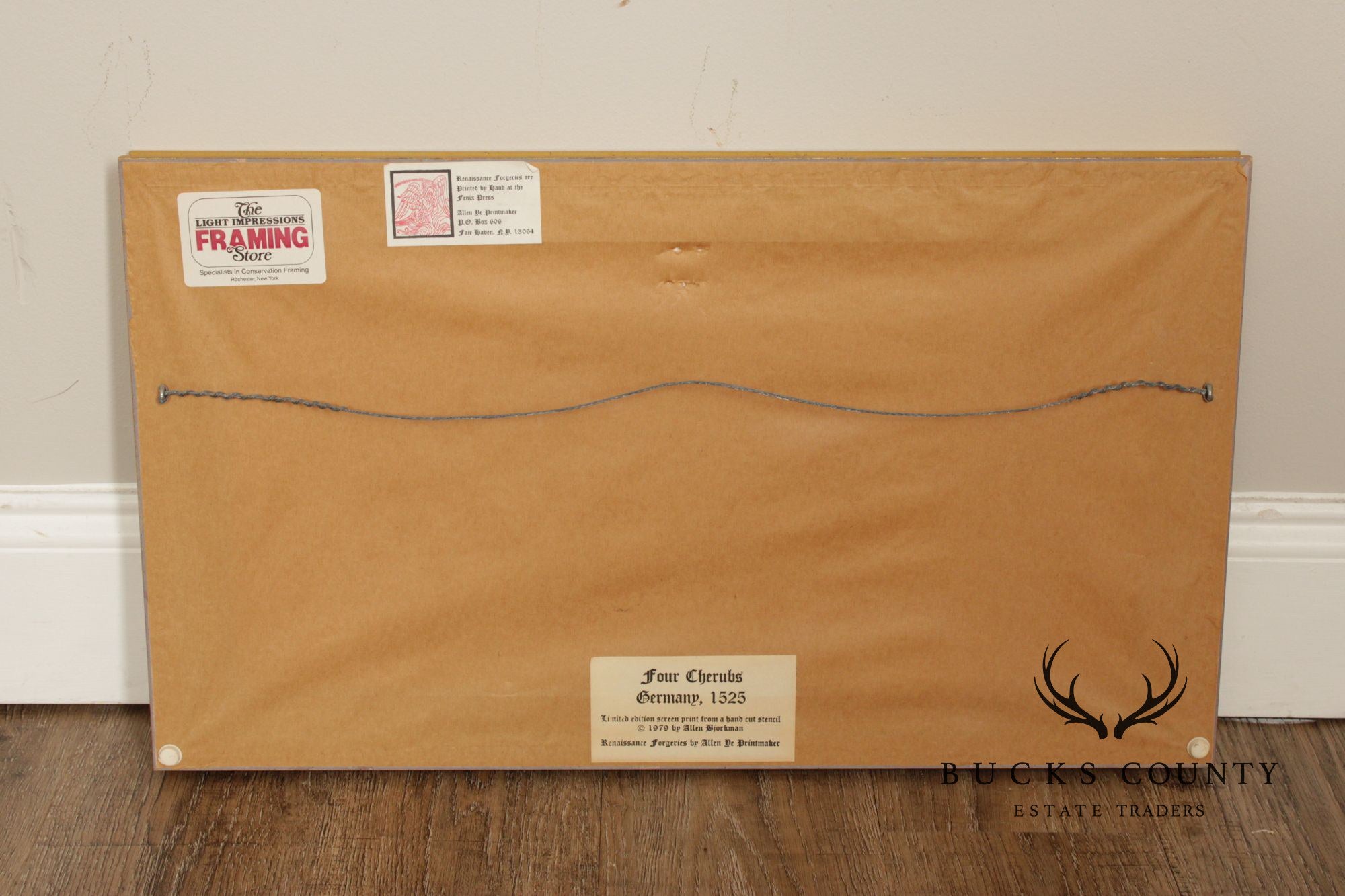 Allen Bjorkman Renaissance Style Print, 'Four Cherubs'