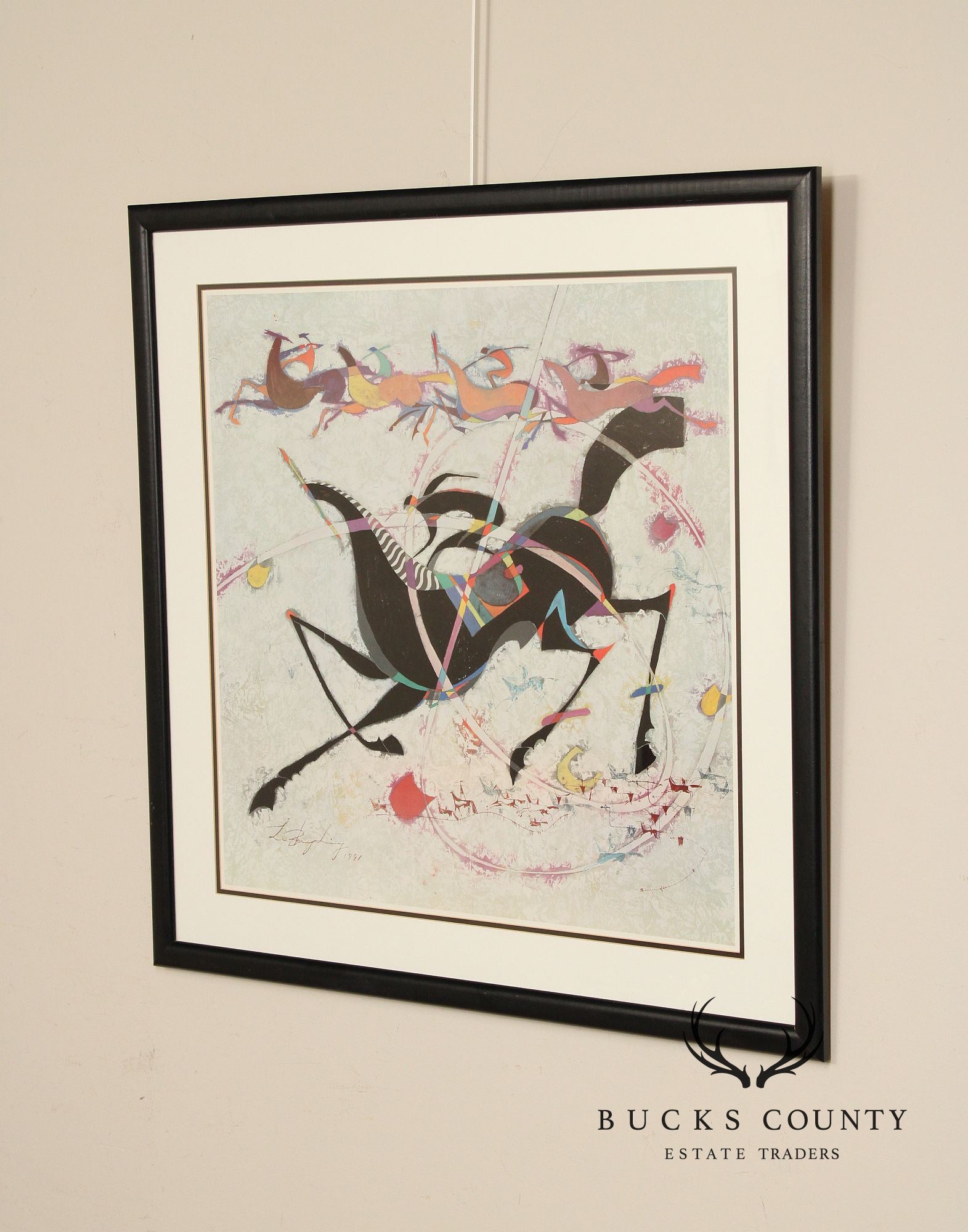 Li Zhong Liang Contemporary Print, Cave Painting