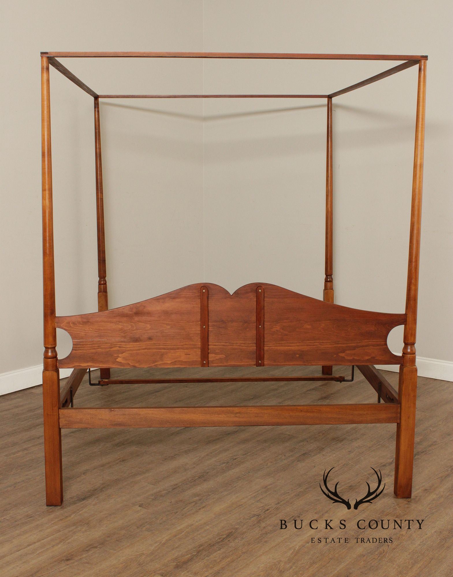 Cohasset Colonials Queen Size Maple Canopy Poster Bed