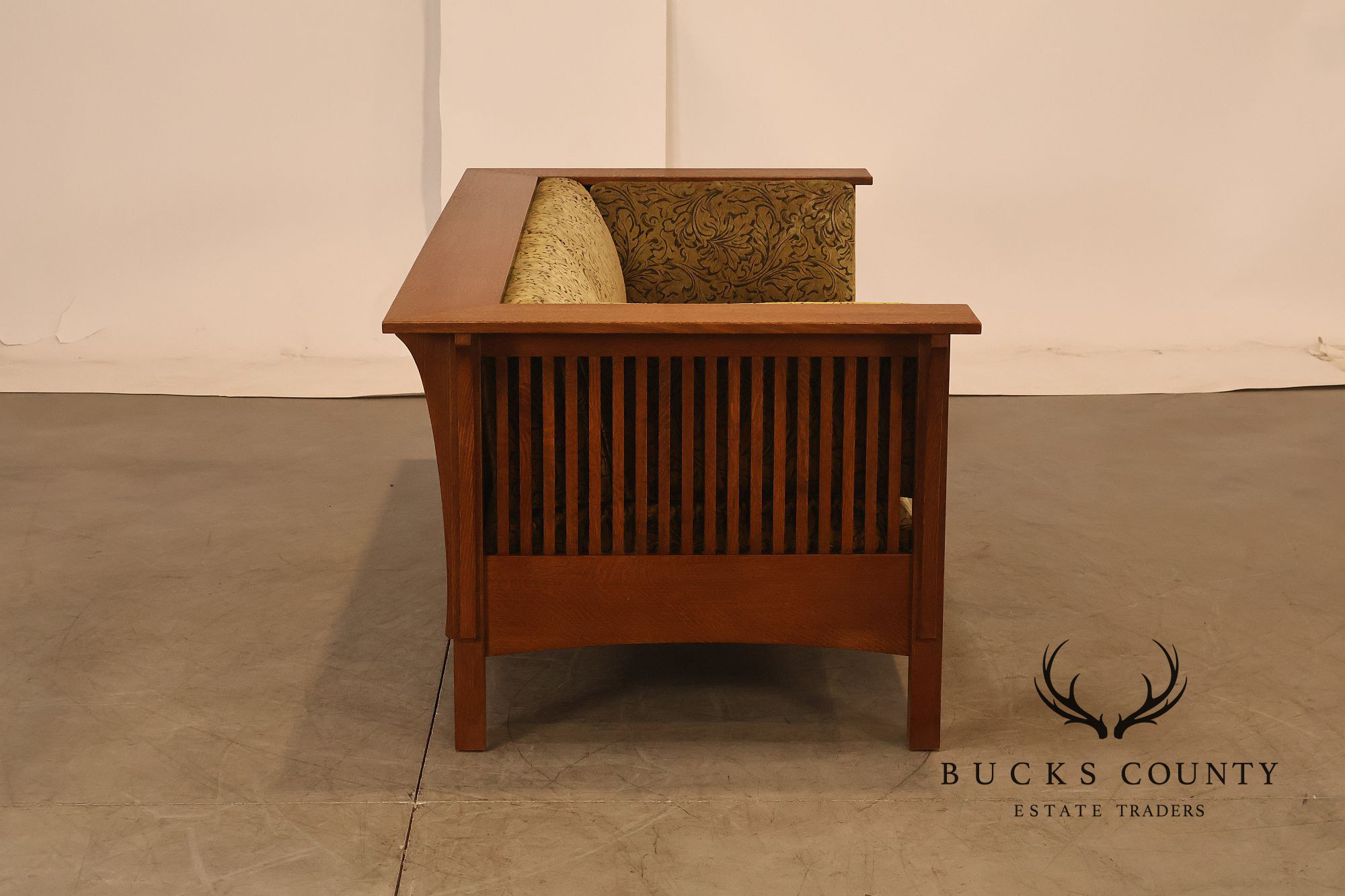 Stickley Mission Collection Oak Prairie Settle