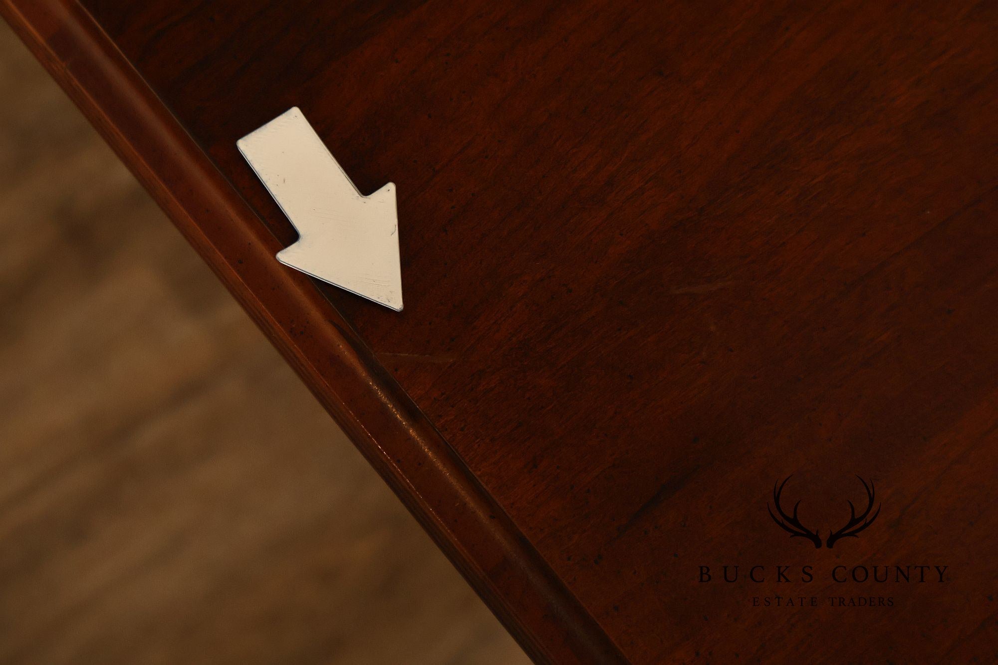 Chippendale Style Cherry Double Pedestal Extendable Dining Table