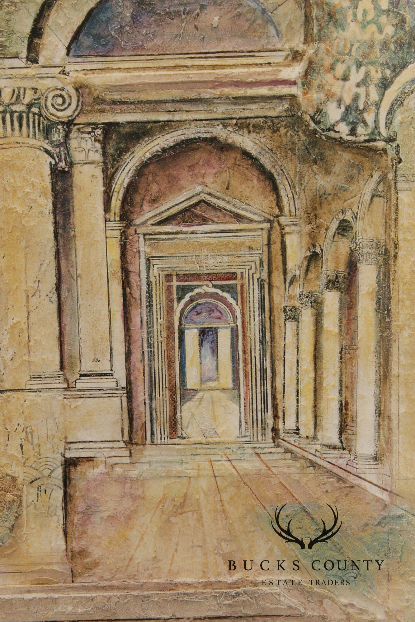 Arnold Iger Surrealist Style Framed Print, 'Imperial Peony'