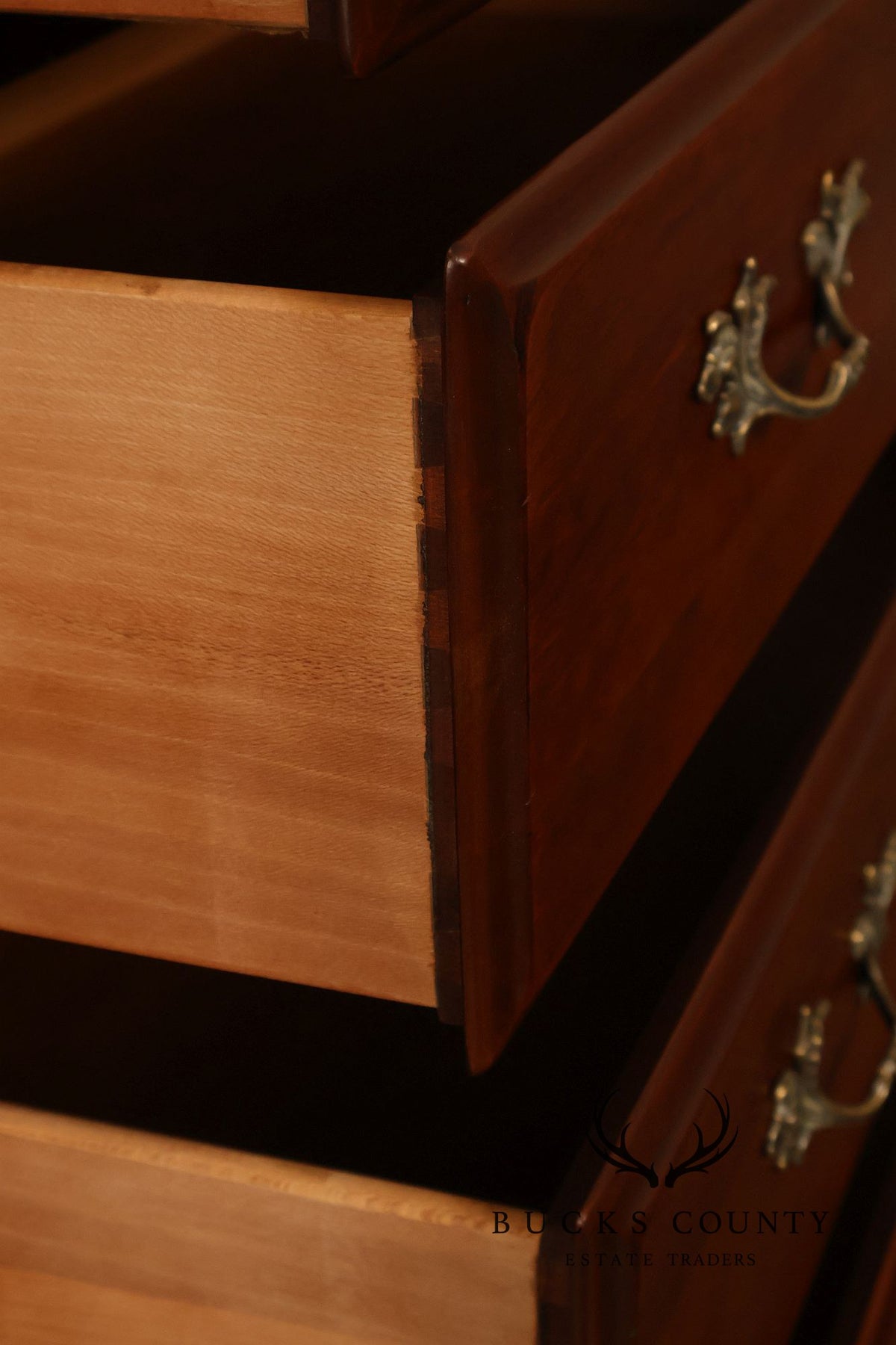 Thomasville Montrachet Collection French Provincial Cherry Tall Chest Of Drawers
