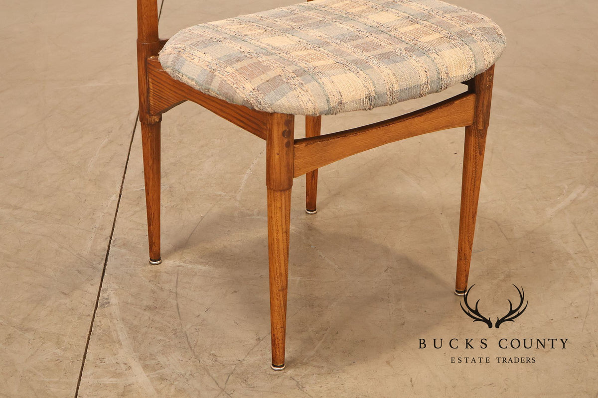 Lane Perception Mid Century Modern Walnut Side Chair