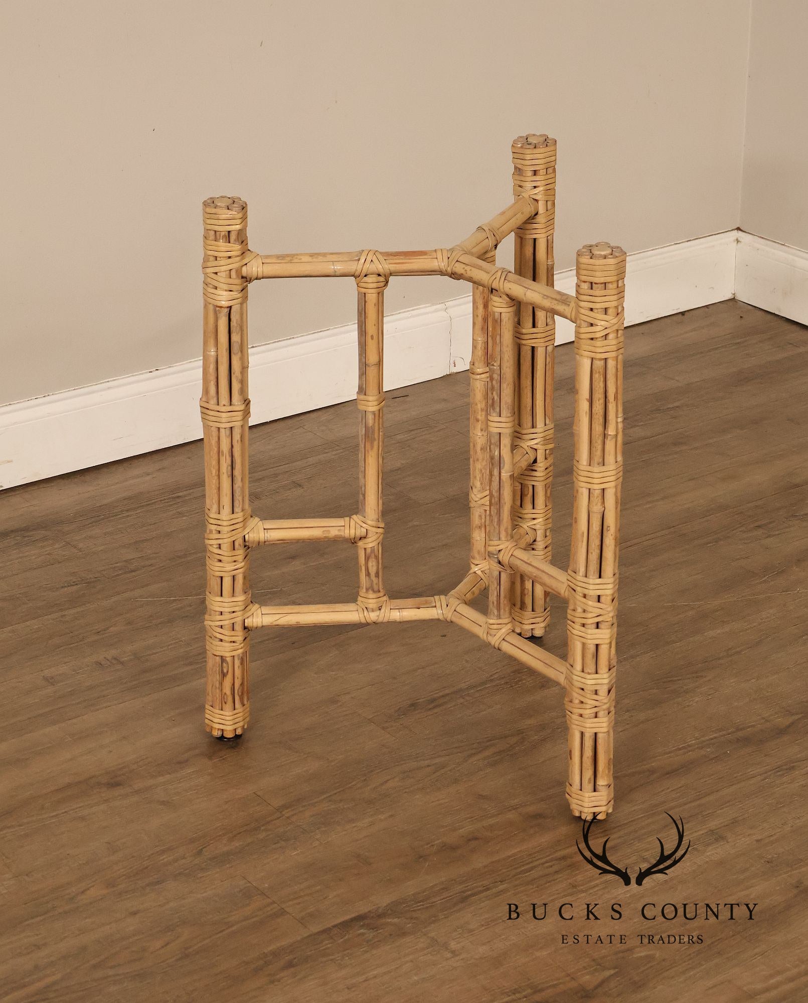 McGuire Bamboo Rattan Table Base