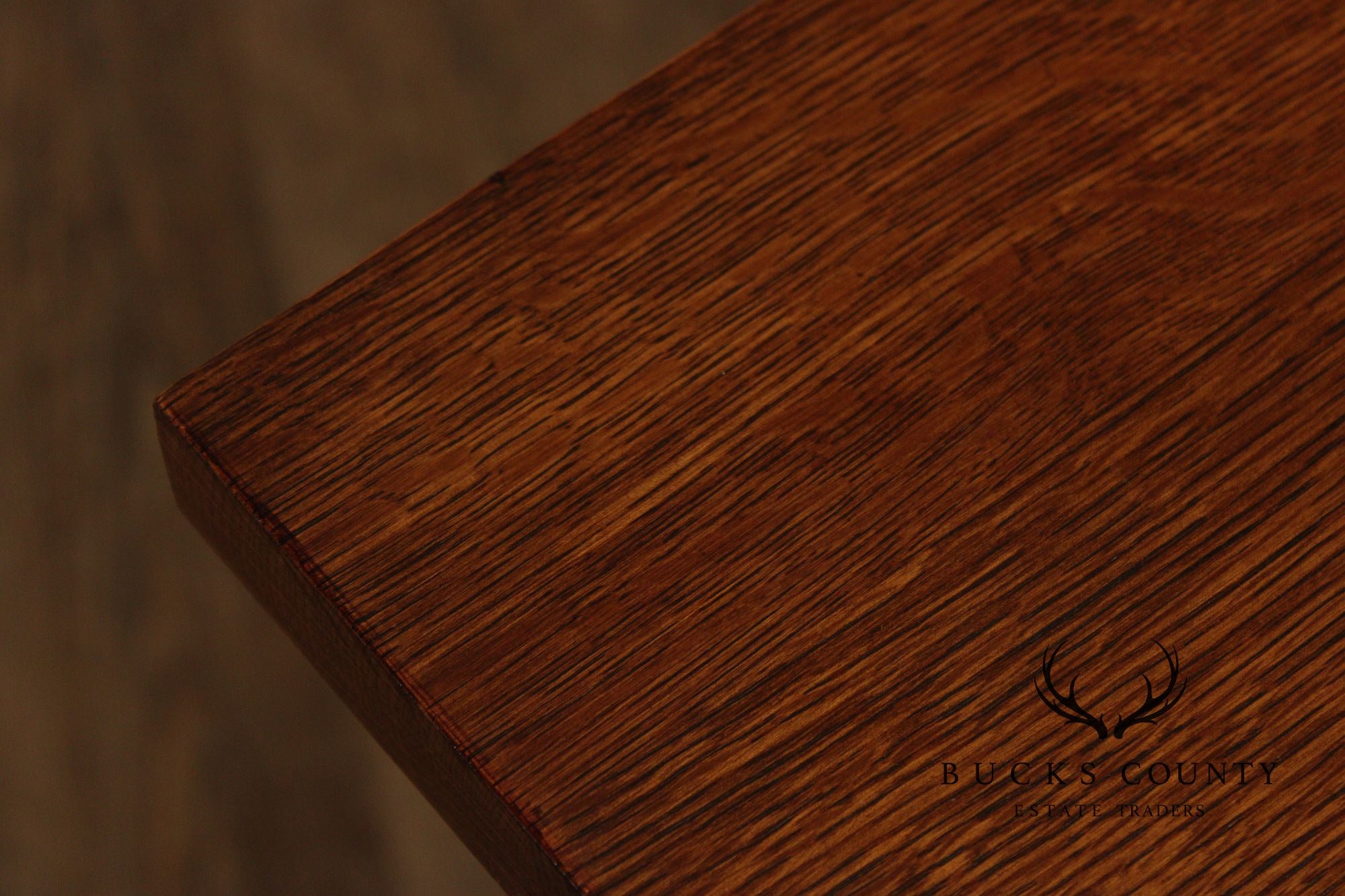 Stickley Mission Collection Oak Trestle Dining Table