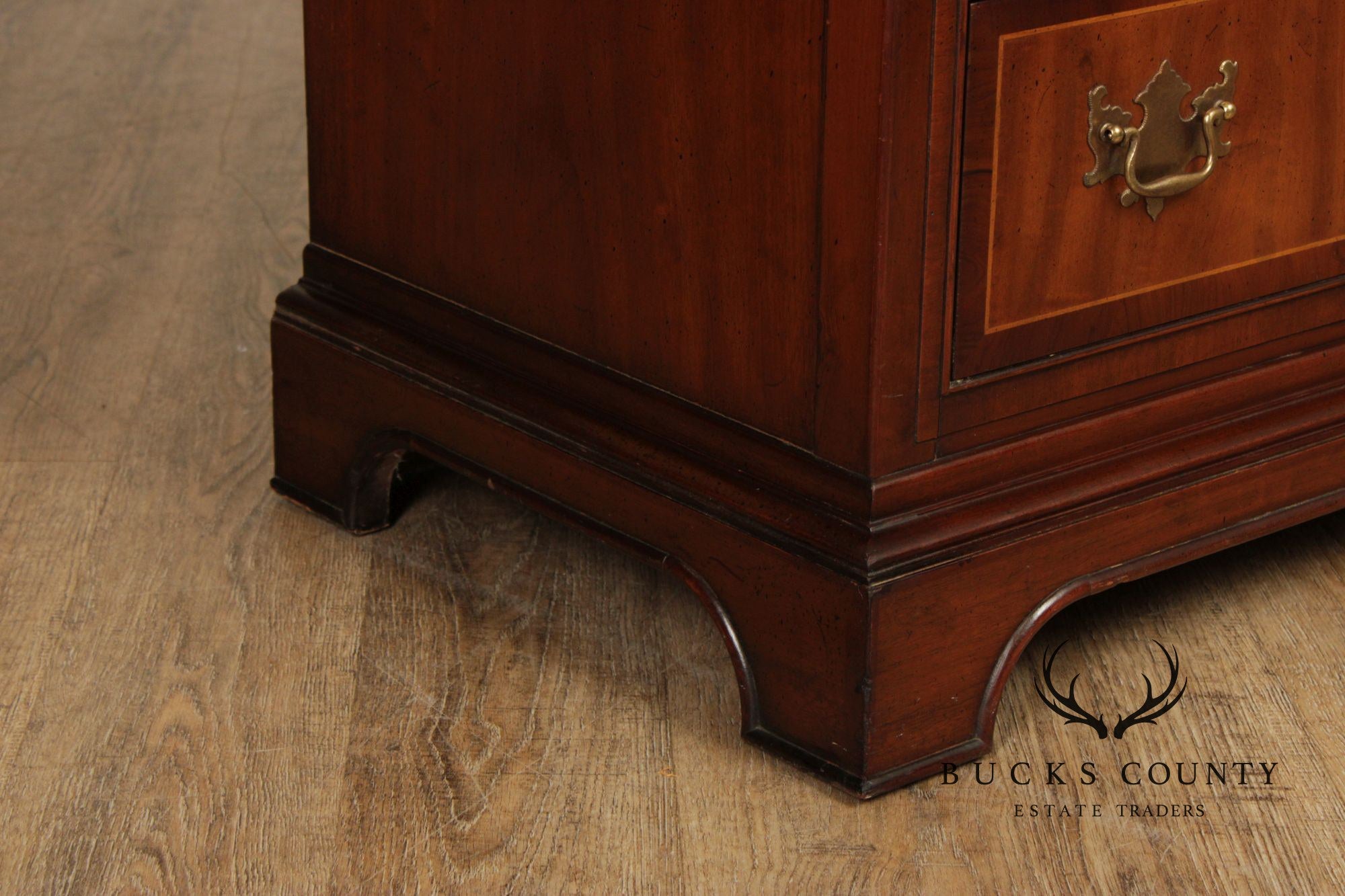 Drexel Wallace Nutting Collection Chippendale Style Mahogany Tall Chest