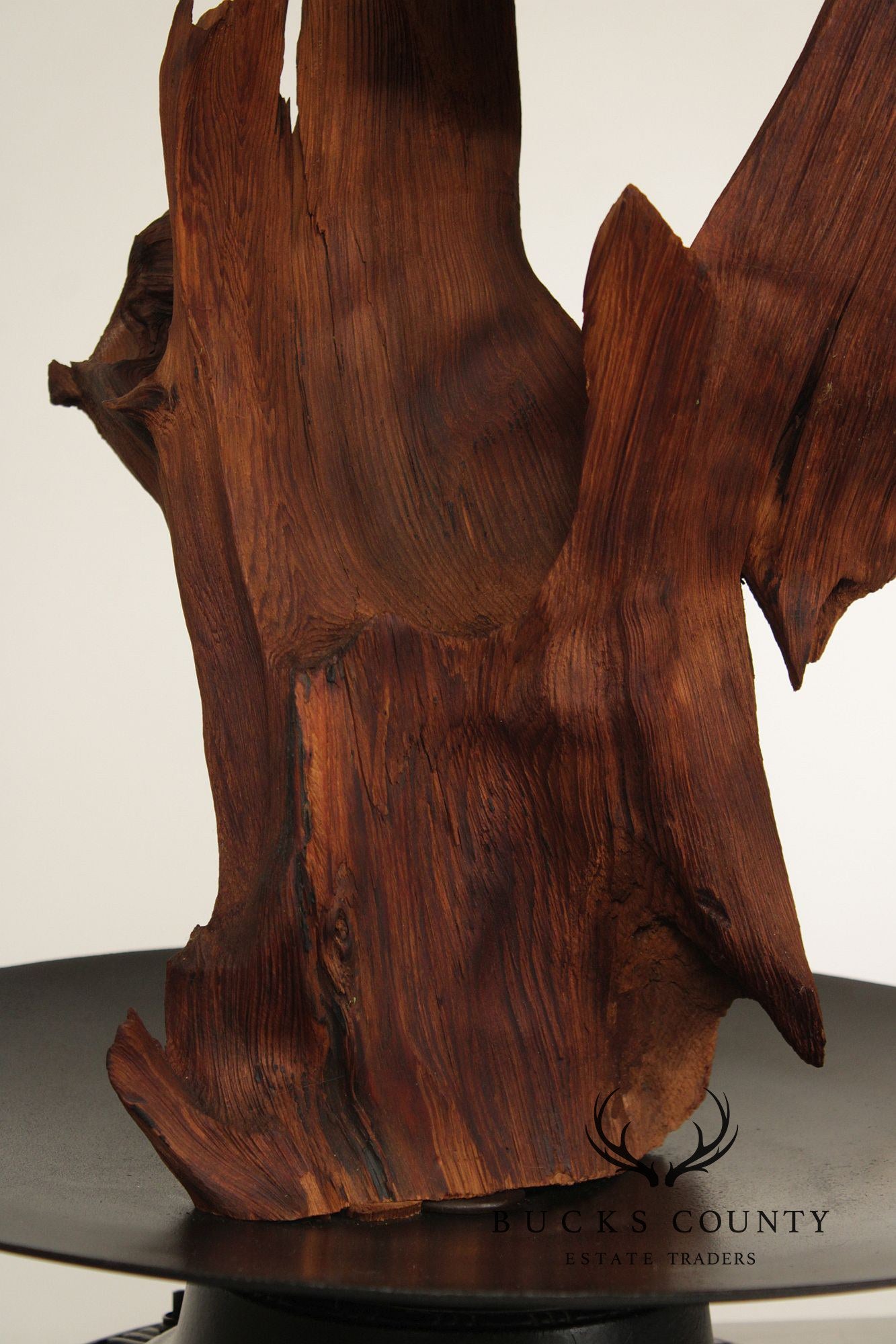 Mid Century Modern Tall Driftwood Table Lamp