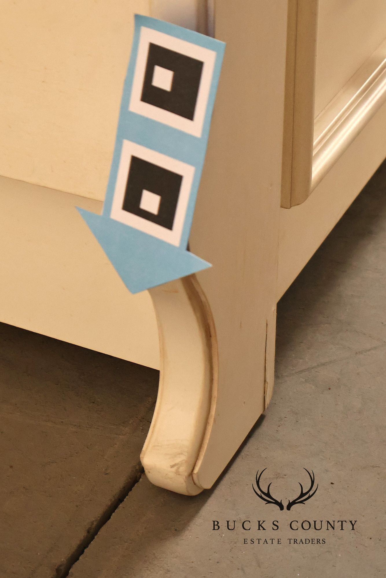 Ethan Allen Painted Beadboard Trundle Daybed