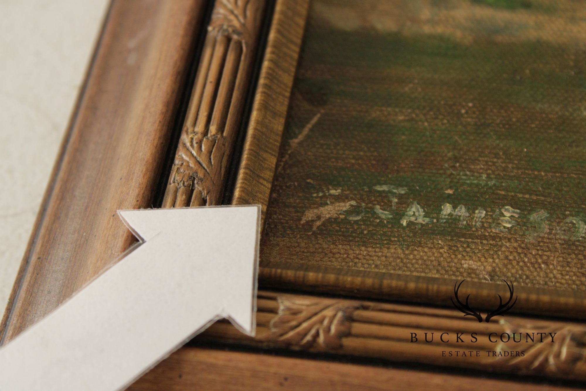 After Eugen Von Ottenfeld Painting, 'Raining Moonbeans