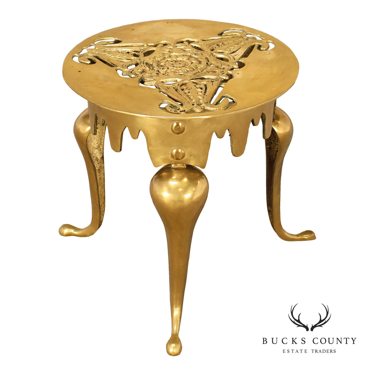 Vintage Brass Trivet Stand
