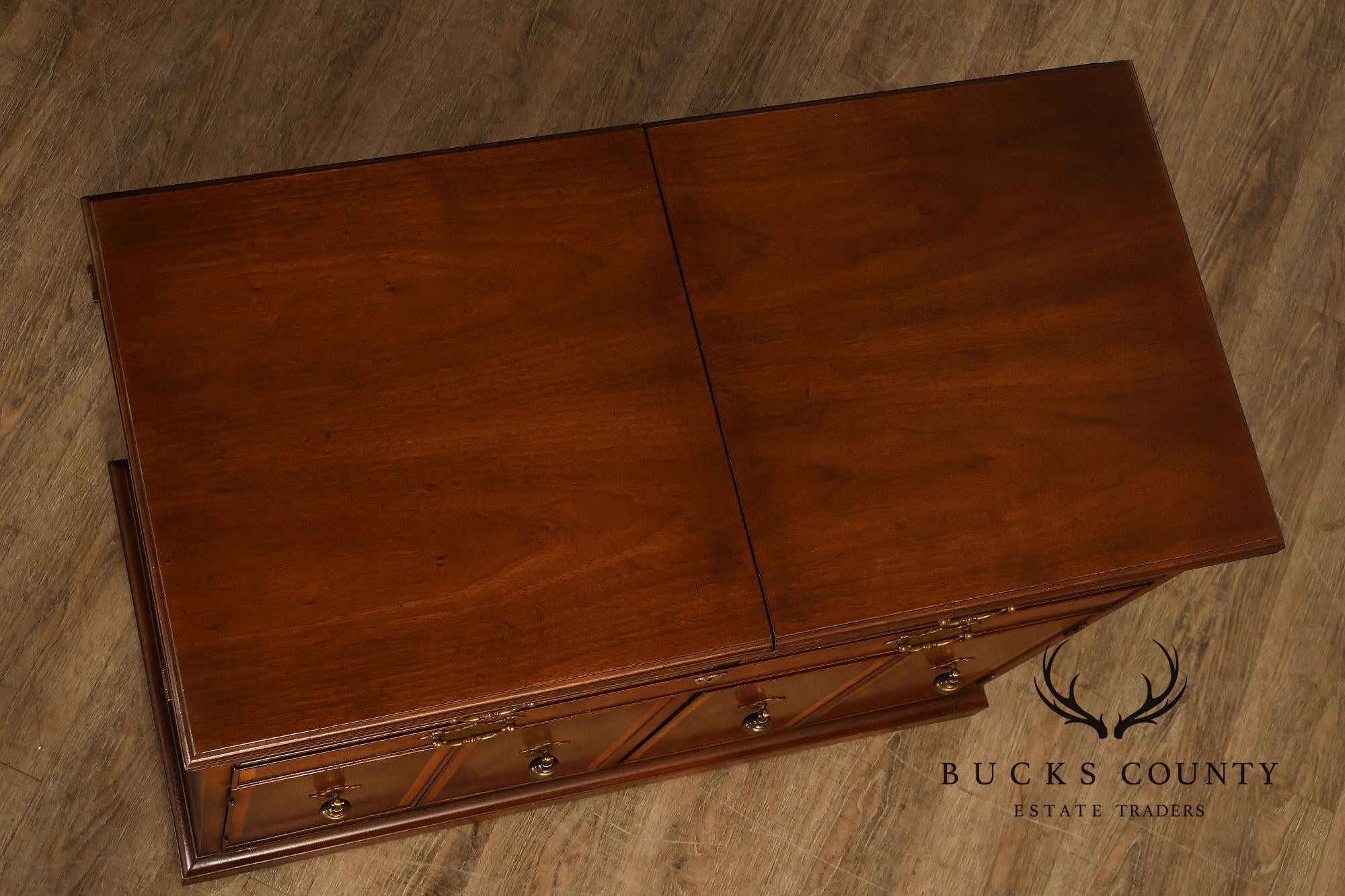 Henredon 18th Century Portfolio Georgian Style Walnut Server