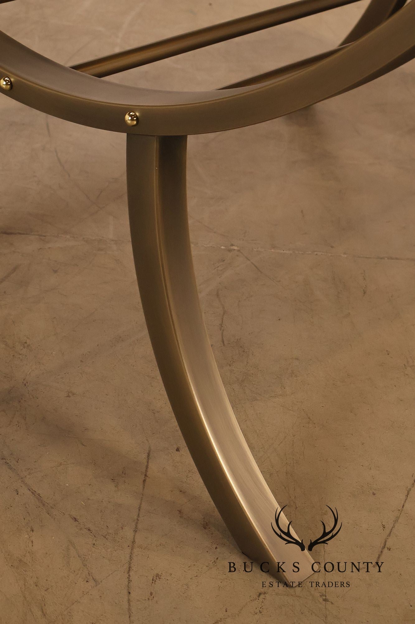 DIA Design Institute of America Glass Top Expandable Dining Table