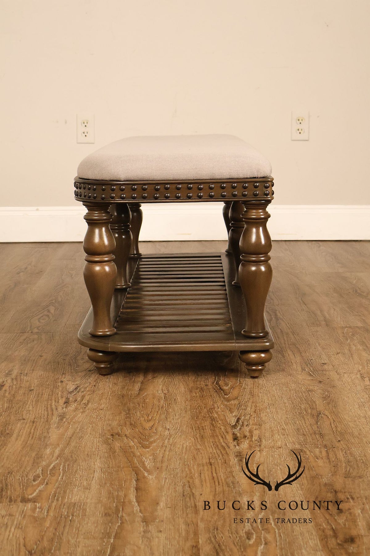 Riverside 'Belmeade' Baluster Carved Bench