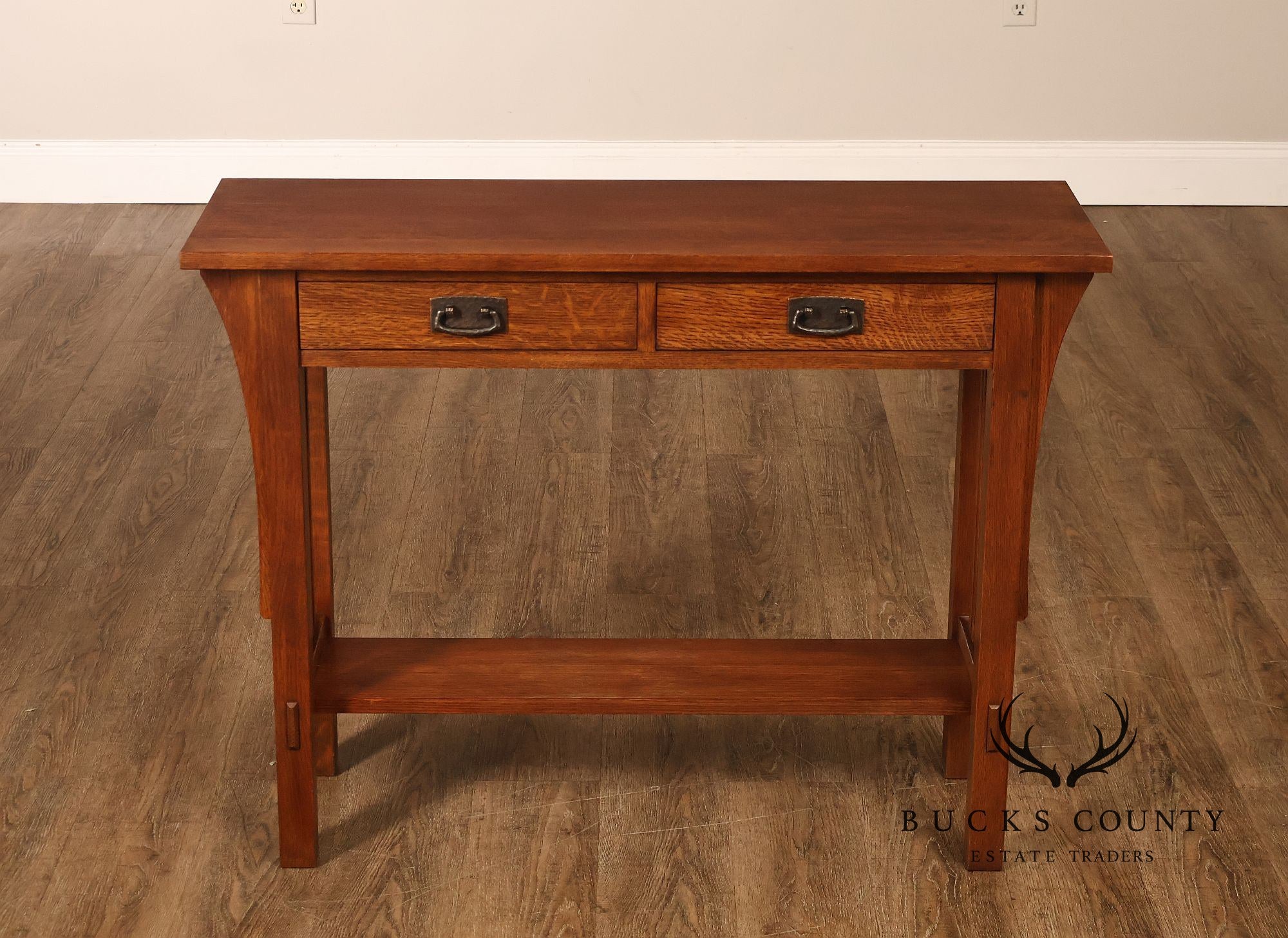 Stickley Mission Collection Oak Console Table